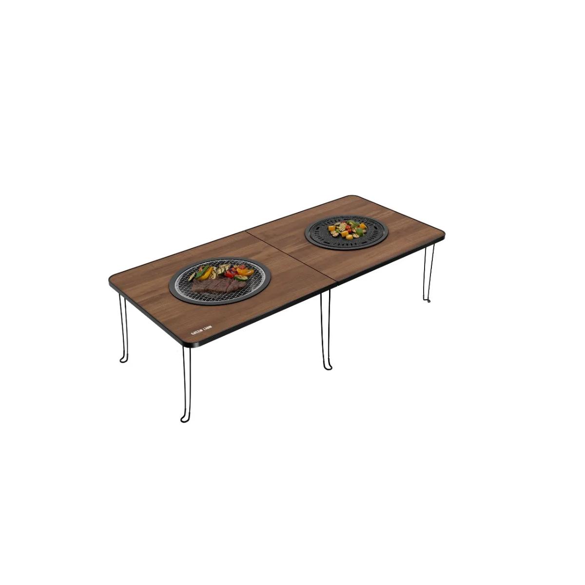 Green Lion Fold Grill Mate Camping BBQ Table