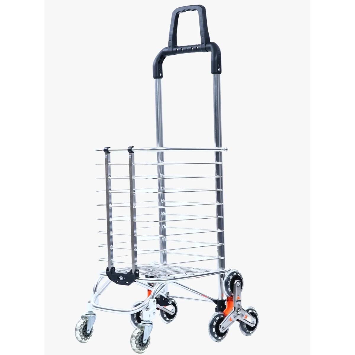 Green Lion Foldable Shopping Trolley
