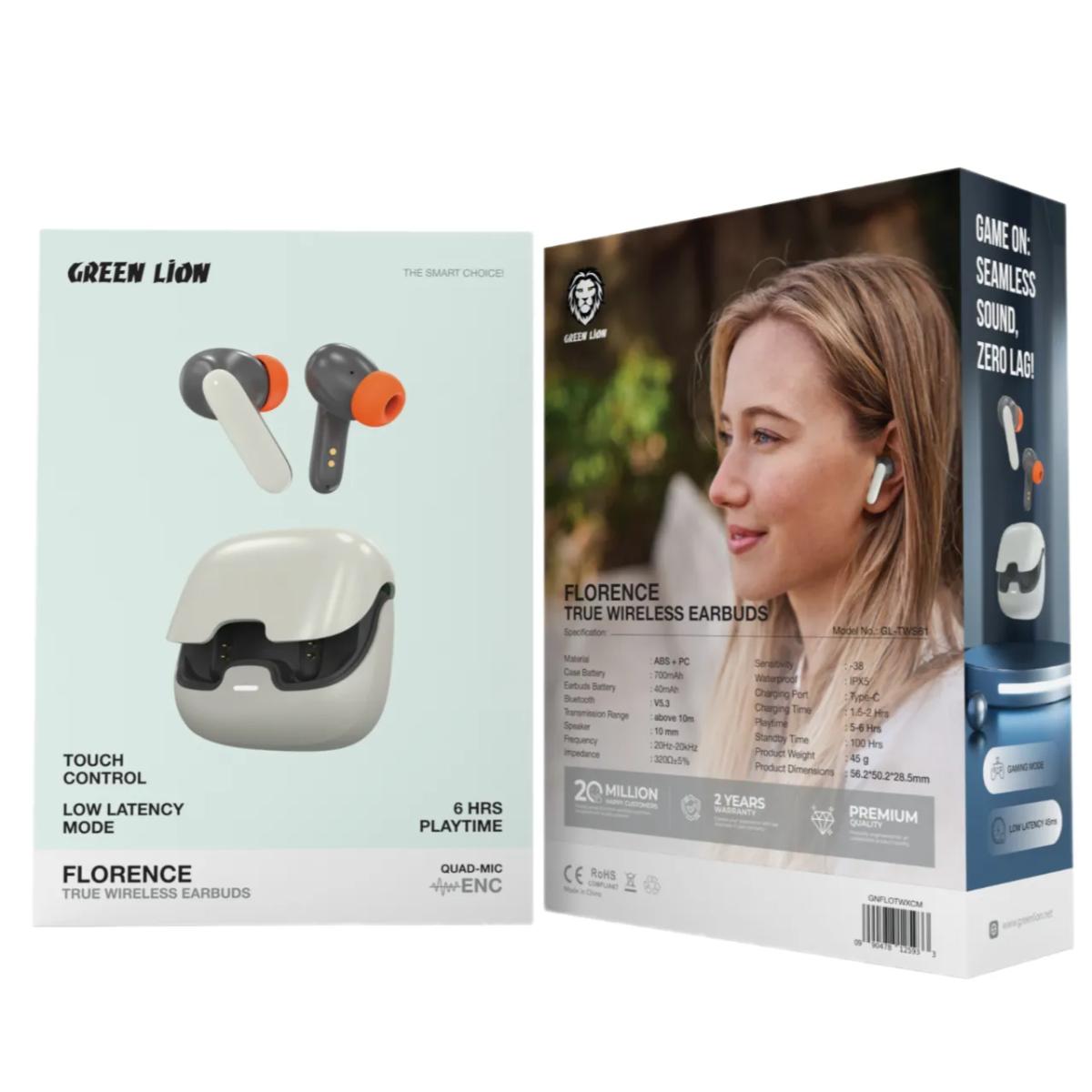 Green Lion Florence TWS True Wireless Earbuds