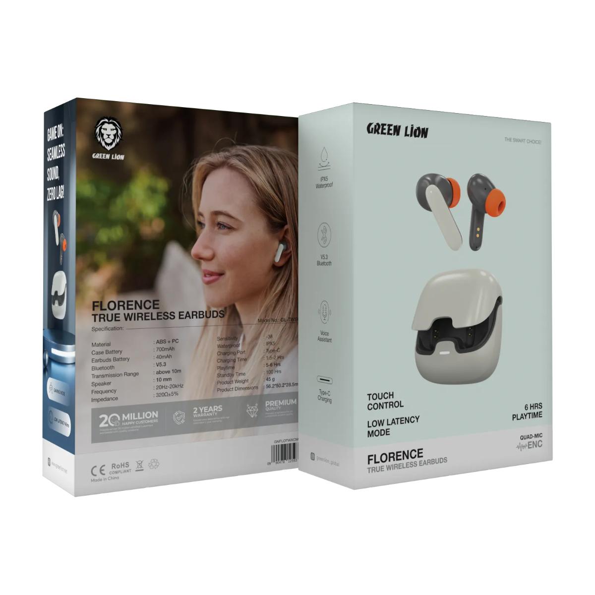 Green Lion Florence TWS True Wireless Earbuds