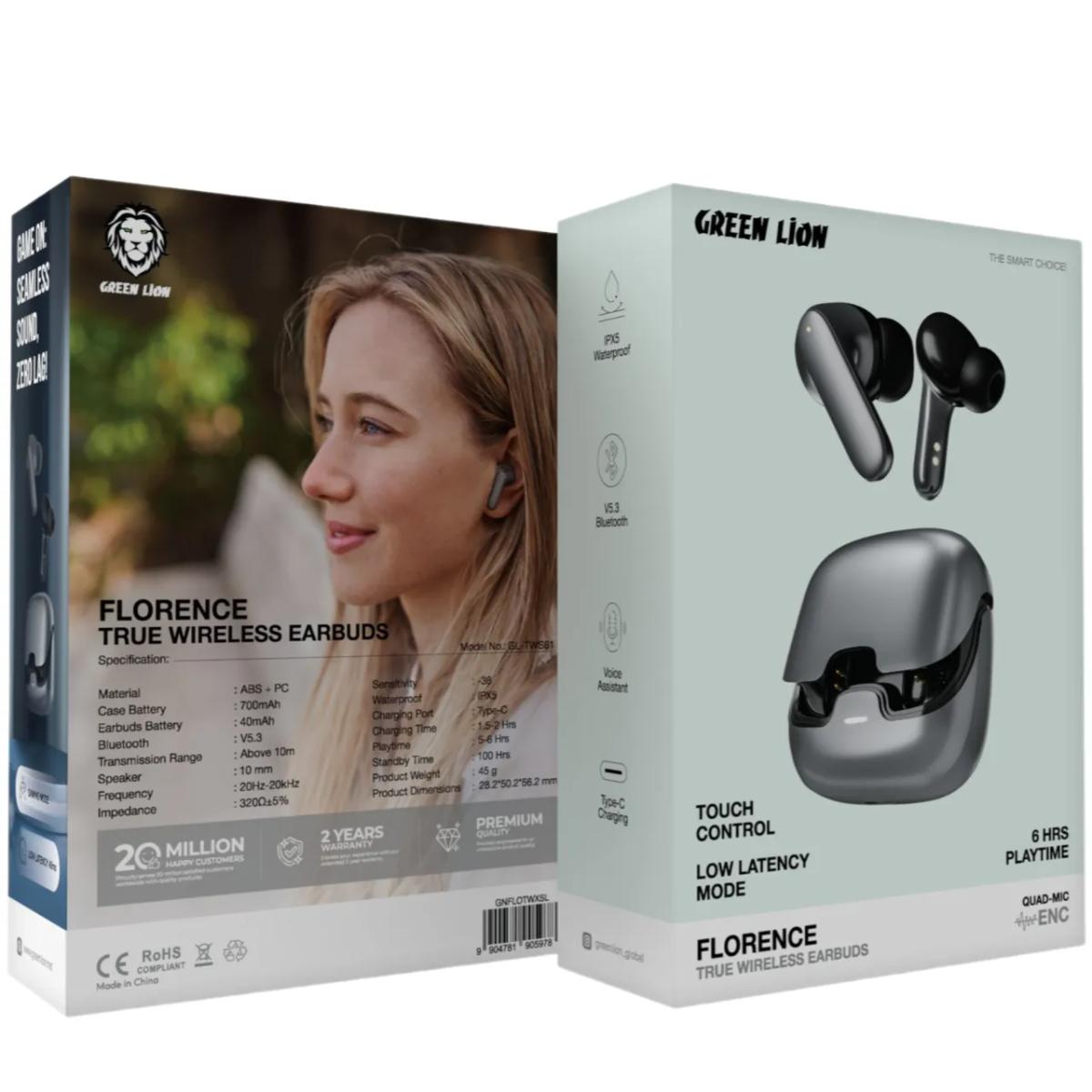 Green Lion Florence TWS True Wireless Earbuds