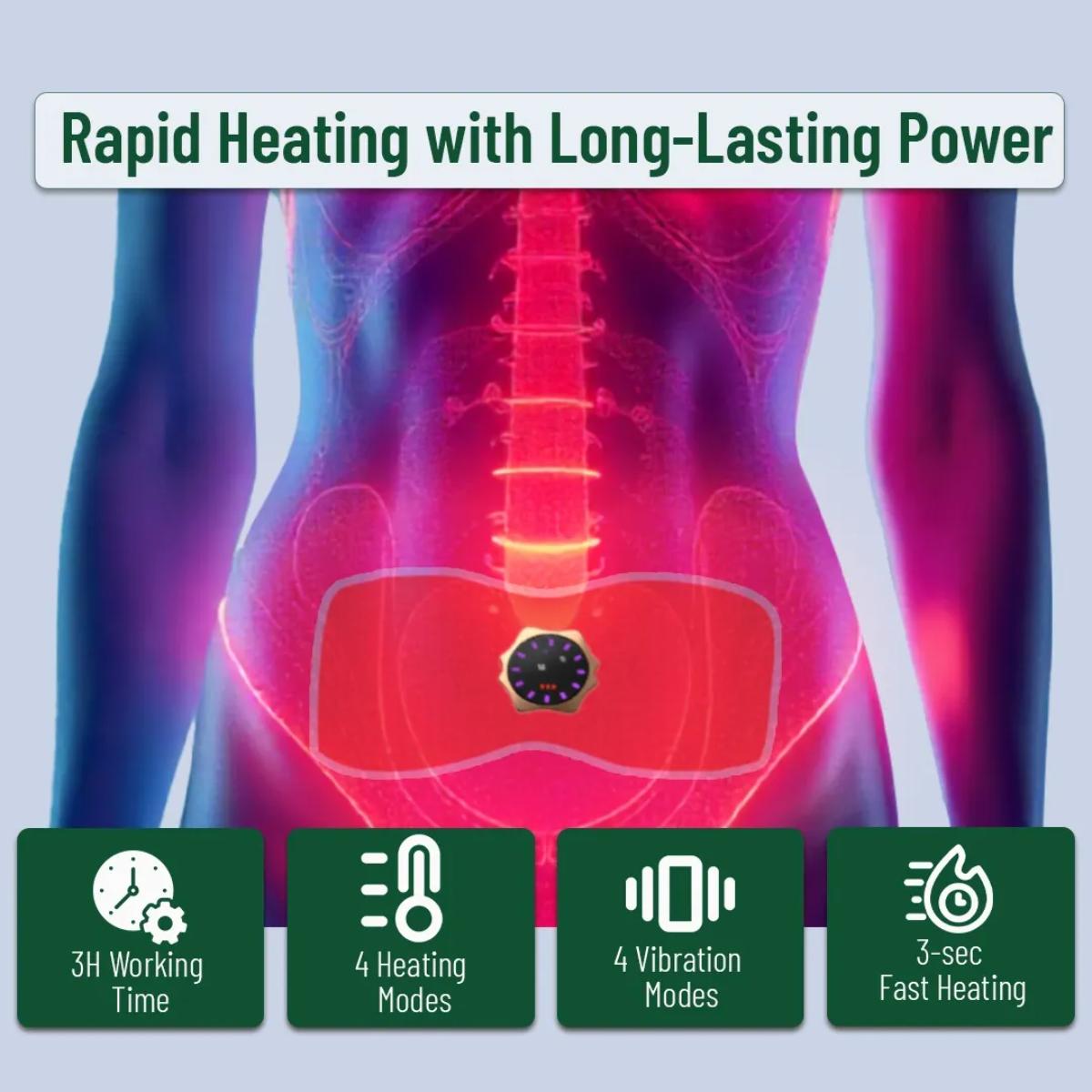 Green Lion Flora Heat Menstrual Heating Pad