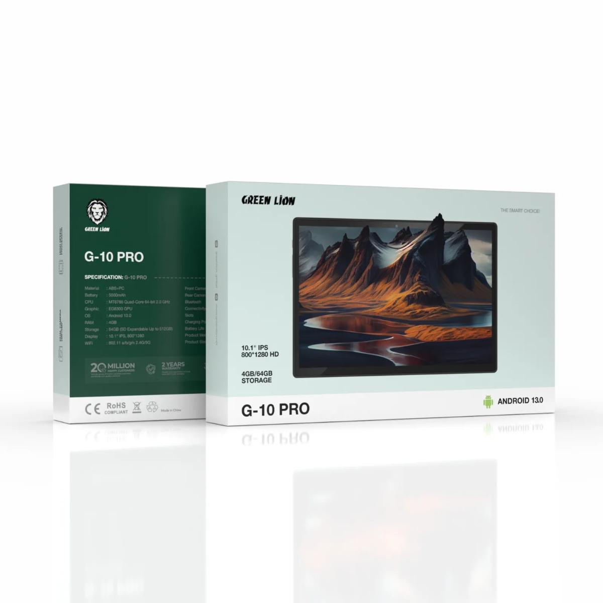 Green Lion G10 Pro Tablet 4+64 GB 5000mAh