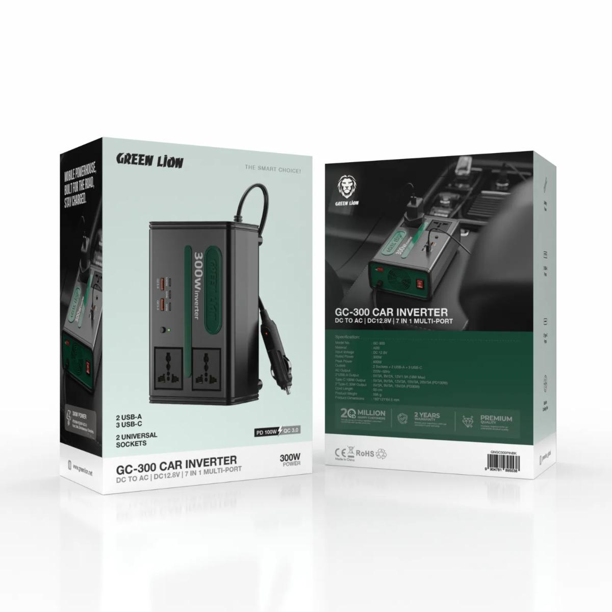 Green Lion GC-300 Car Inverter