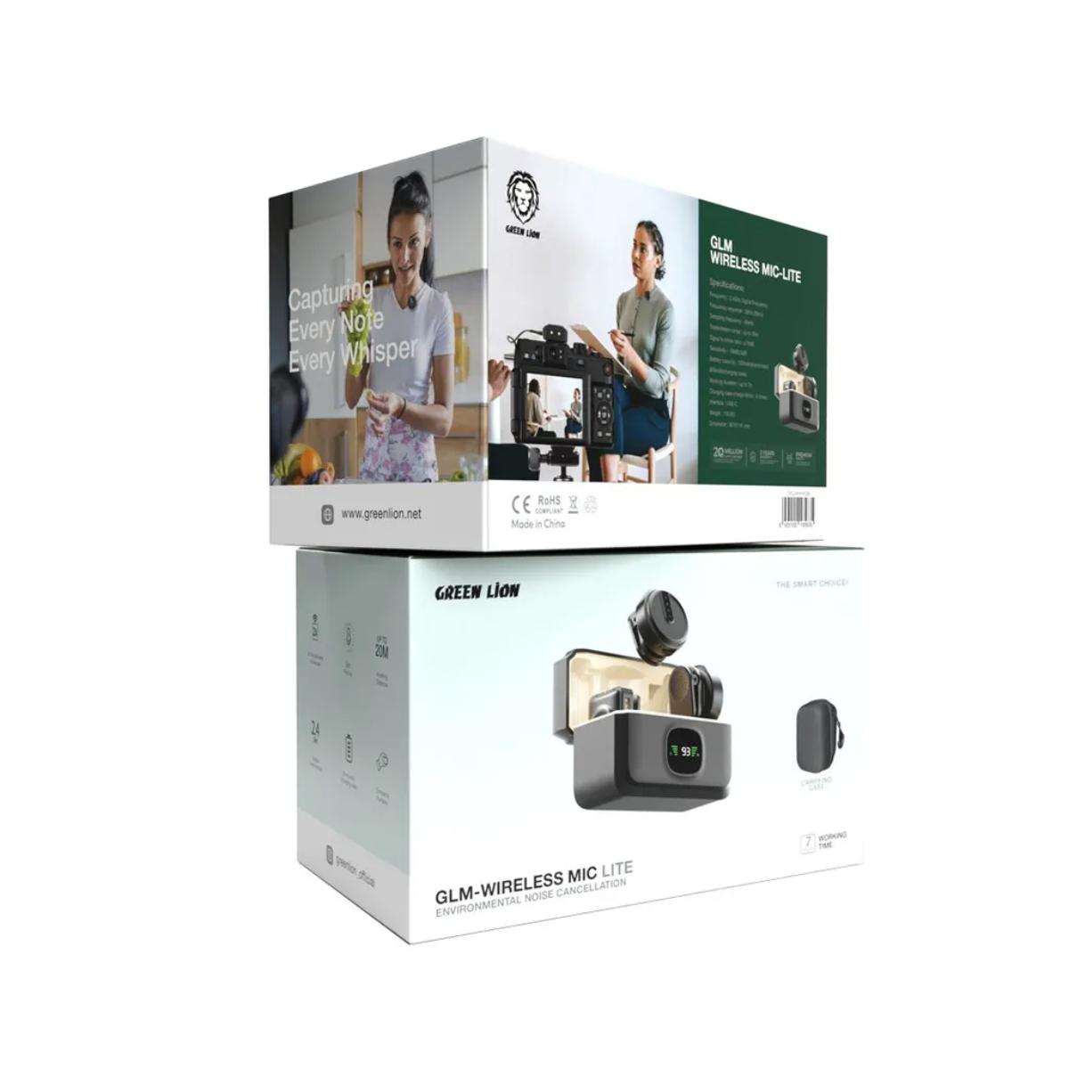 Dual Wireless Lavalier Mic System for Recording & Streaming