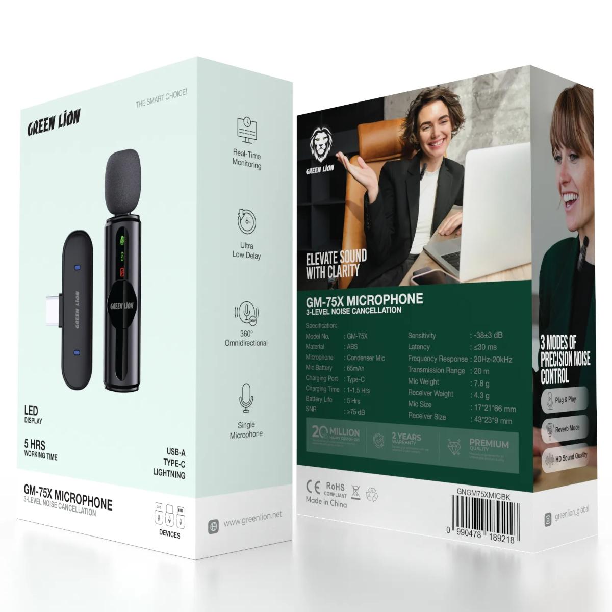 Green Lion GM•75X Microphone 3 In 1