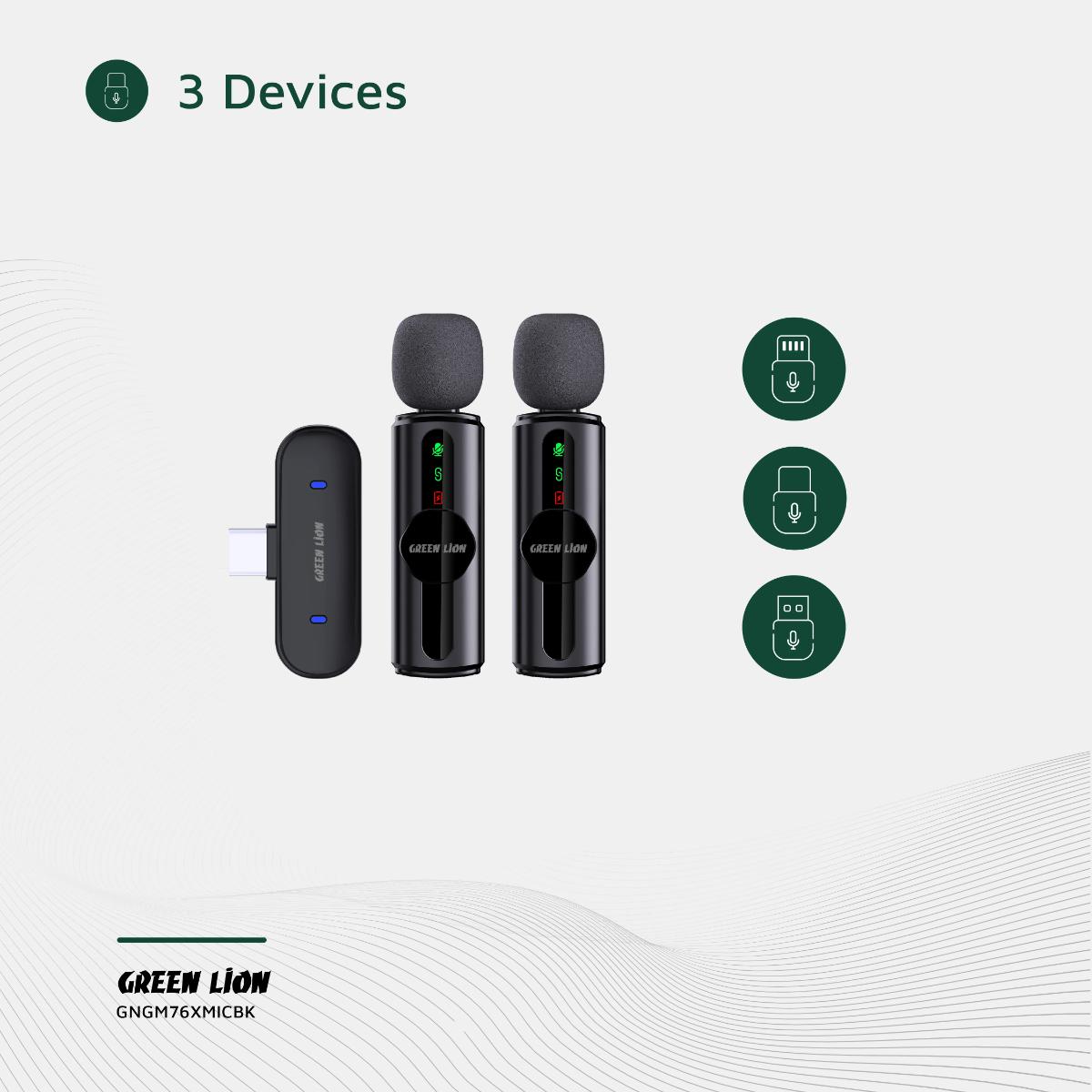 Green Lion GM•76X Microphone 3 In 1