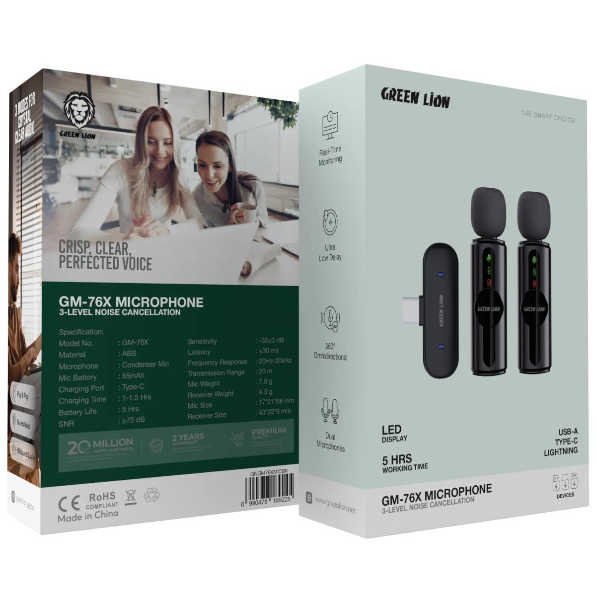 Green Lion GM•76X Microphone 3 In 1