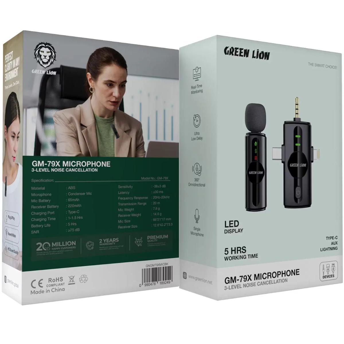 Green Lion GM•79X Microphone 3 In1