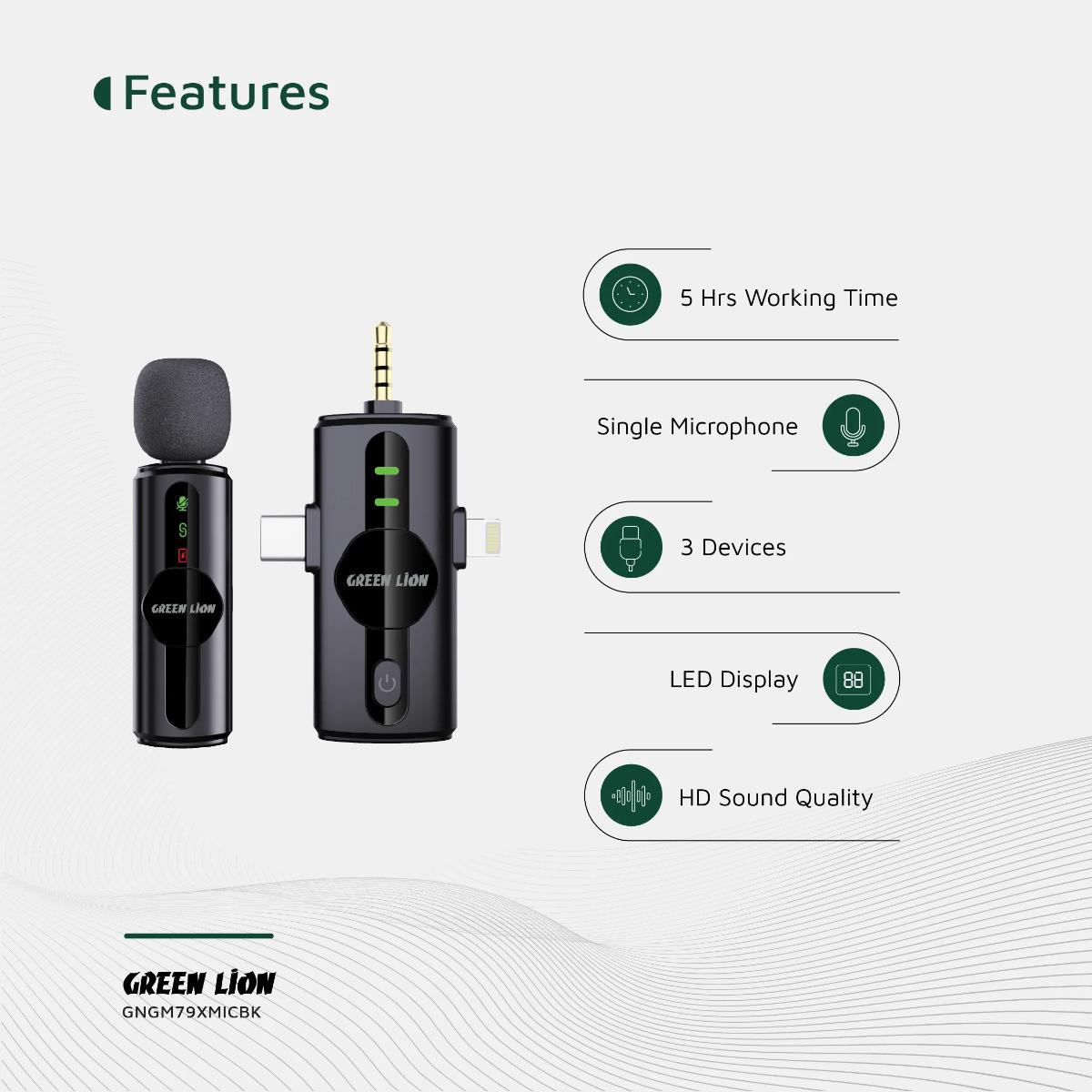 Green Lion GM•79X Microphone 3 In1
