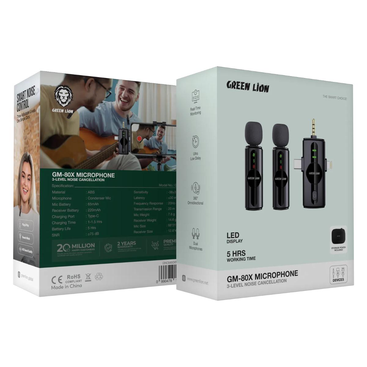 Green Lion GM•80X Microphone 3 In 1