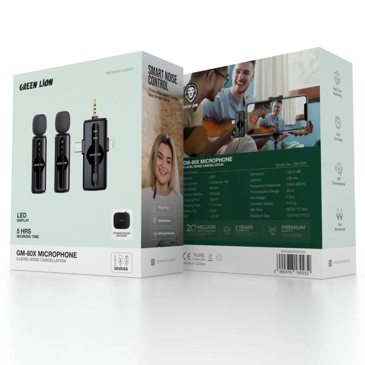 Green Lion GM•80X Microphone 3 In 1