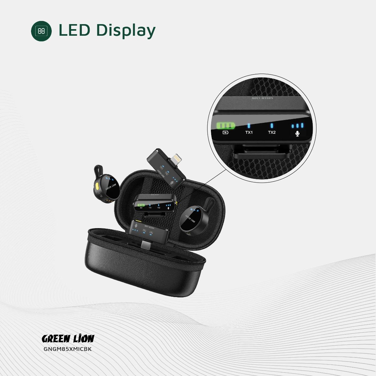 Green Lion GM•85X 3 In 1 Wireless Microphone