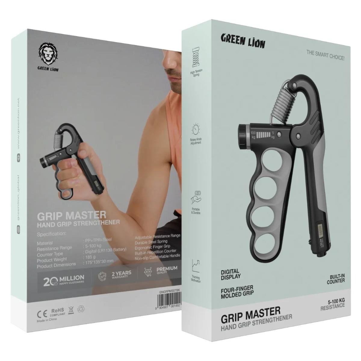 Green Lion Grip Master Hand Grip Strengthener