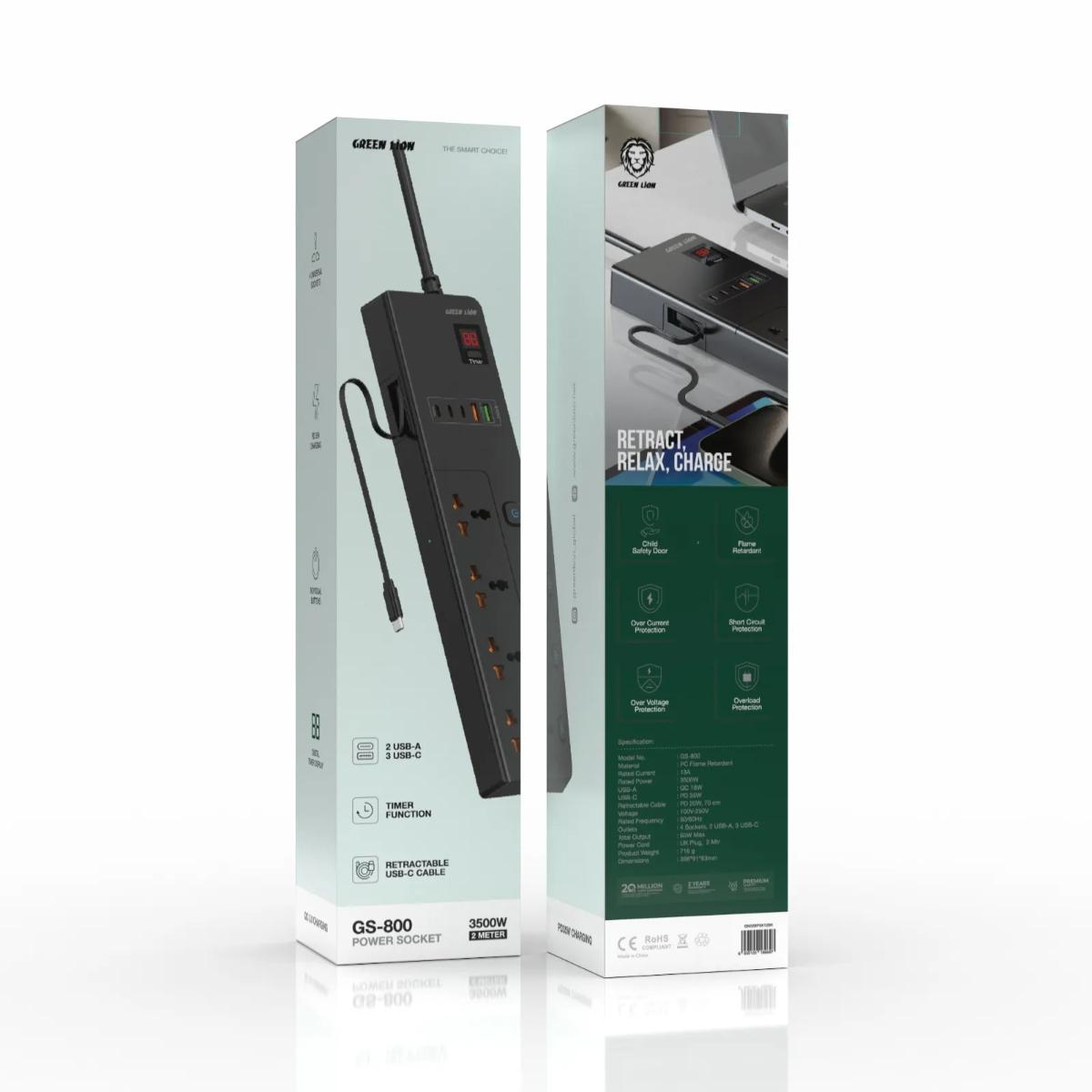 Green Lion GS-800 Smart Power Socket