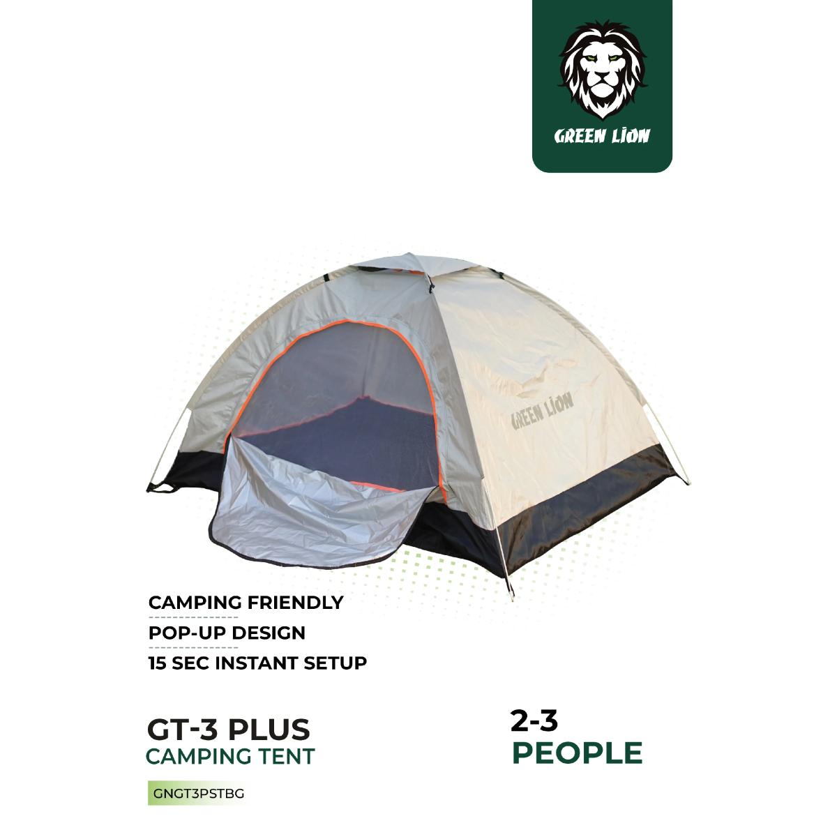 Green Lion GT3•PLUS Camping Tent