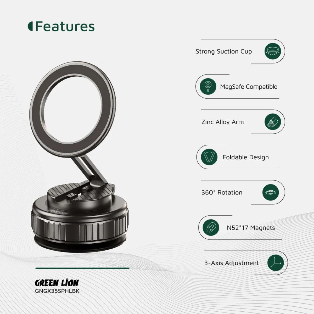 Green Lion GX•35 Suction Phone Holder