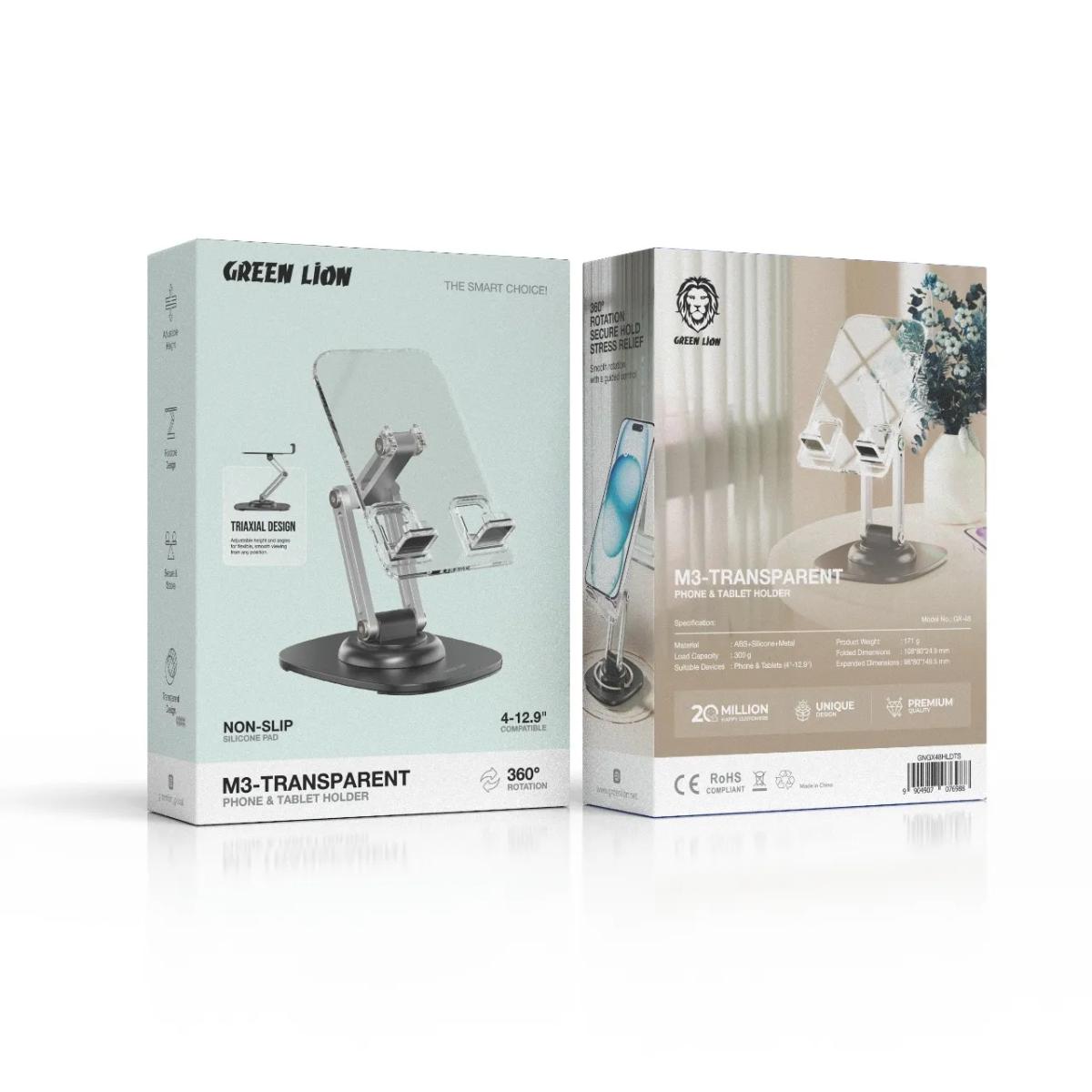 Green Lion M3-Transparent Phone