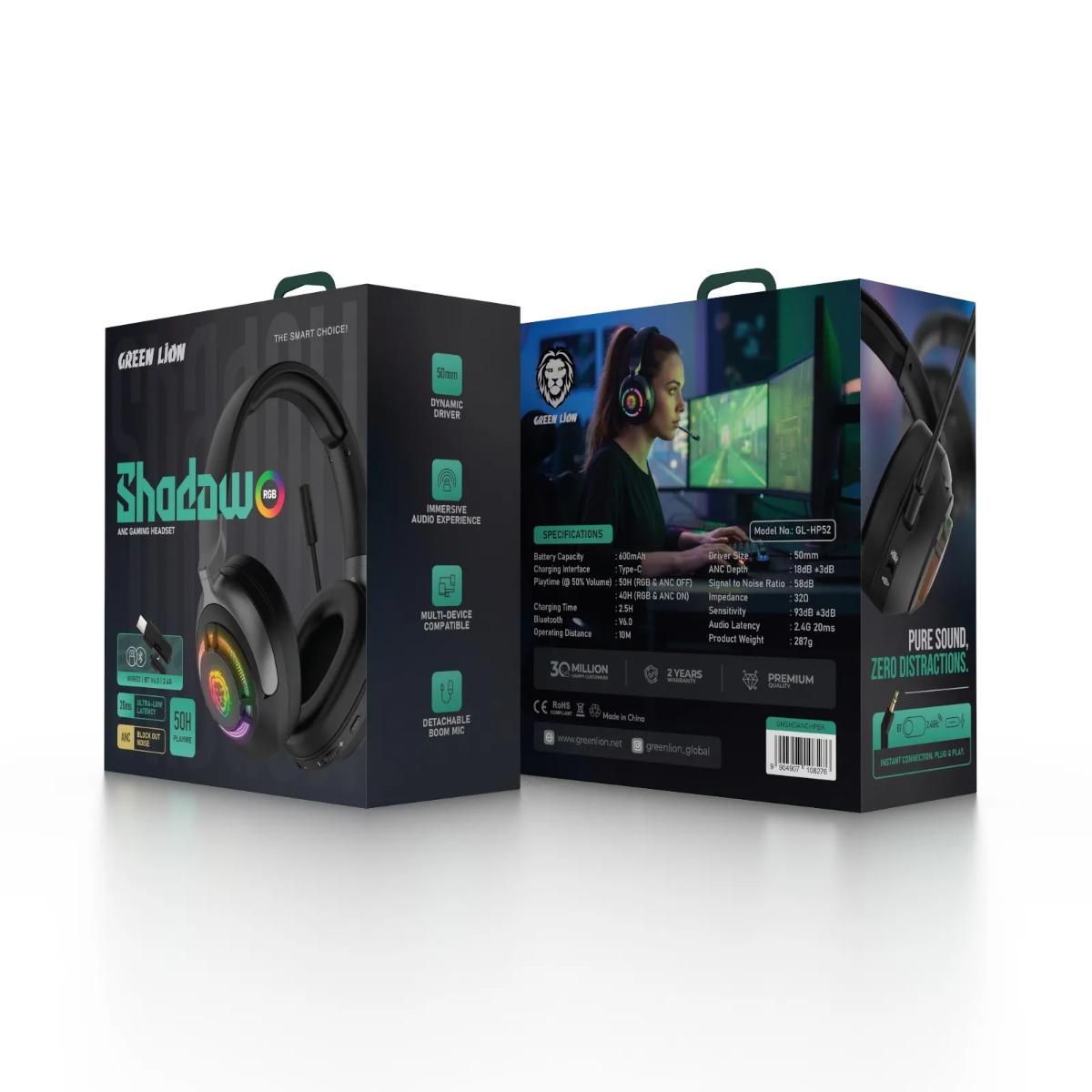 Green Lion SHADOW GAMING Head Phone