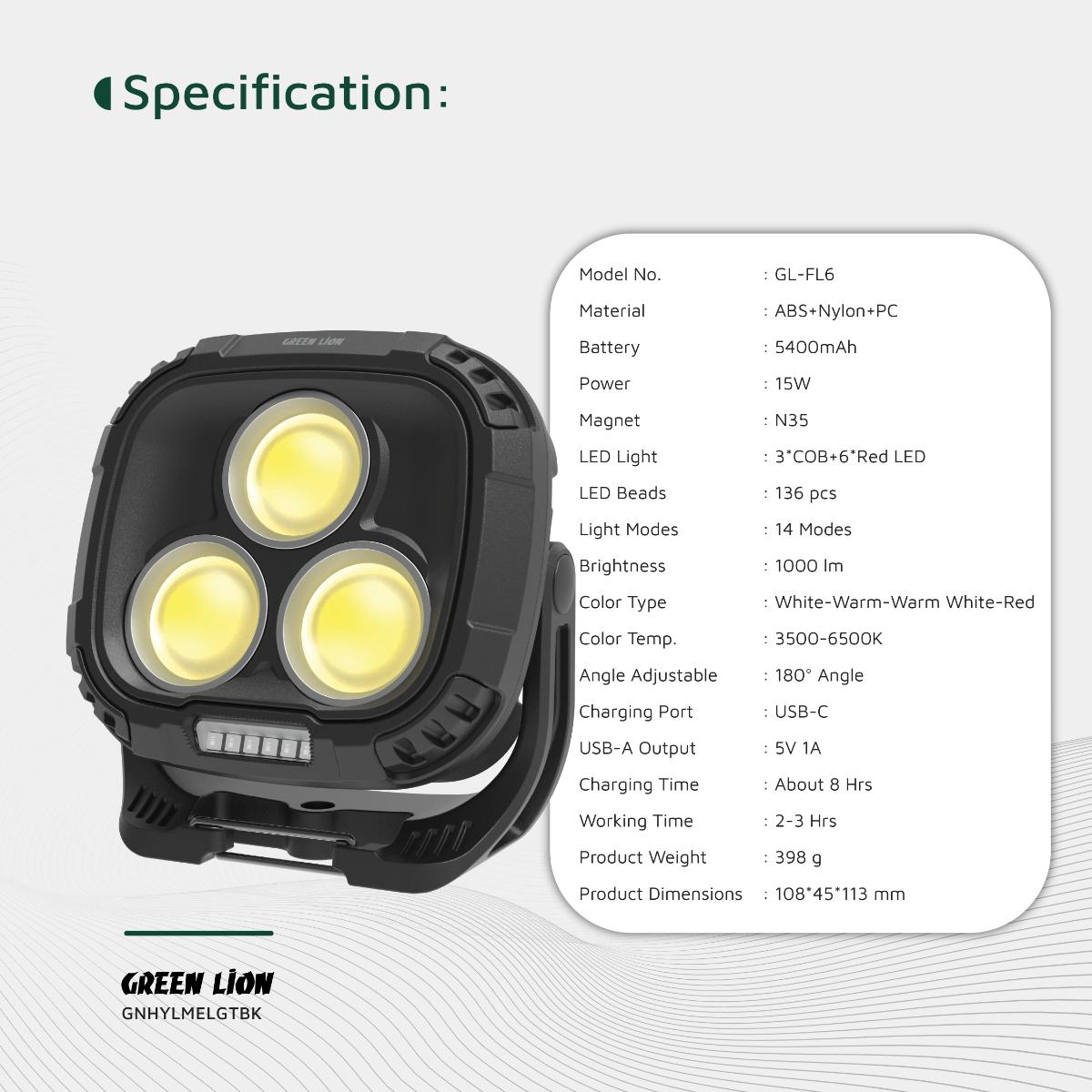 Green Lion Hyper Lume Working Light 
