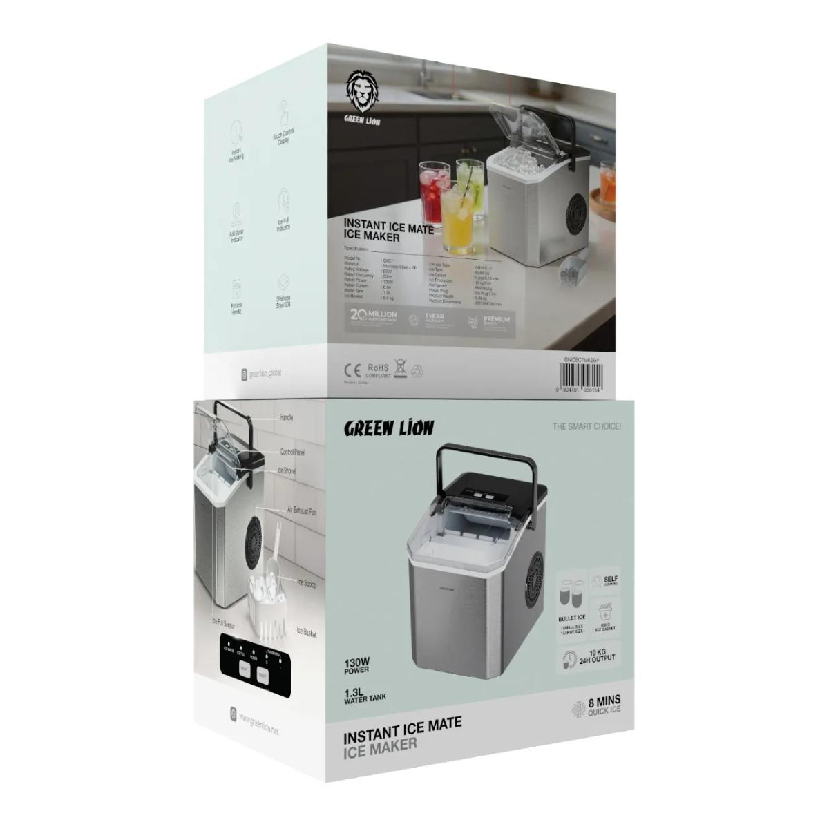 Green Lion Instant Ice Mate Ice Maker 130W 1.5L