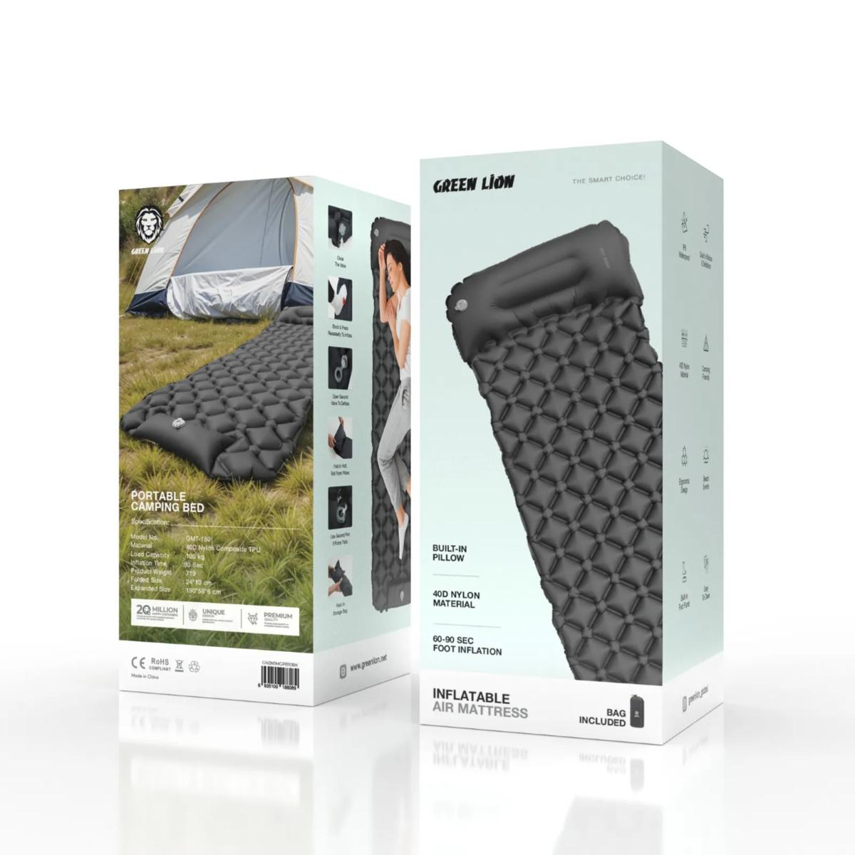 Green Lion Inflatable Air Mattress