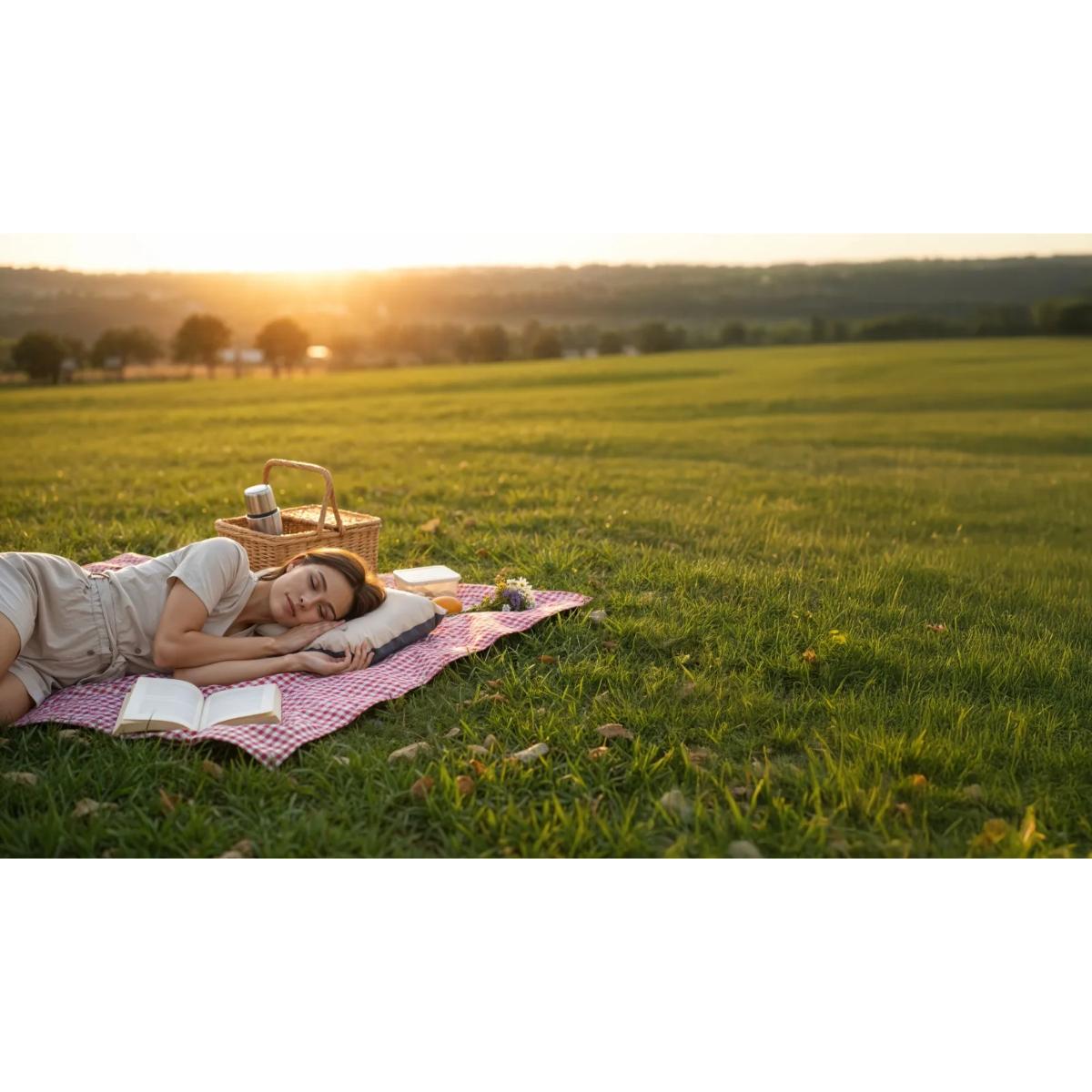 Green Lion Inflatable Camping Pillow