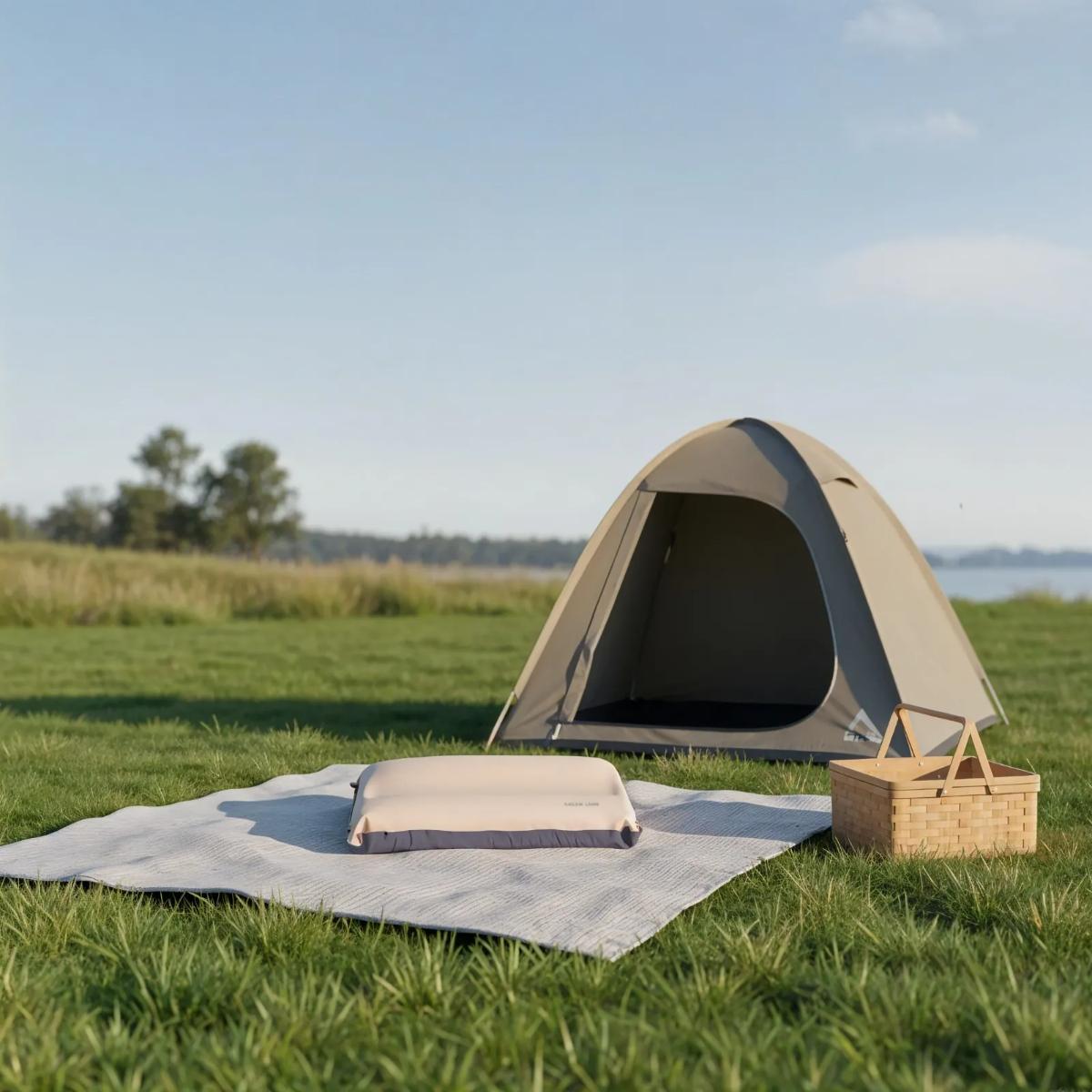 Green Lion Inflatable Camping Pillow