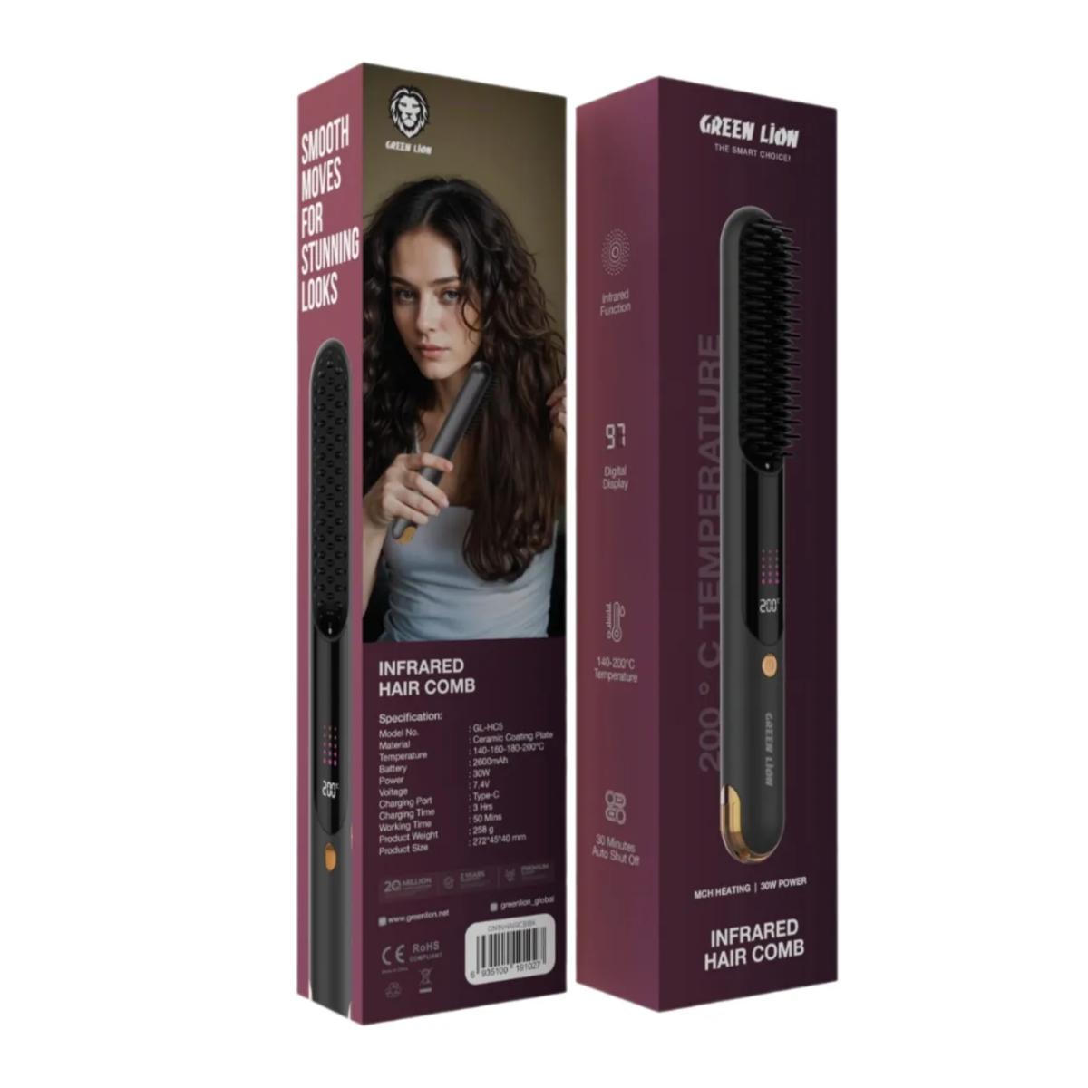Green Lion Infrared Hair Comb