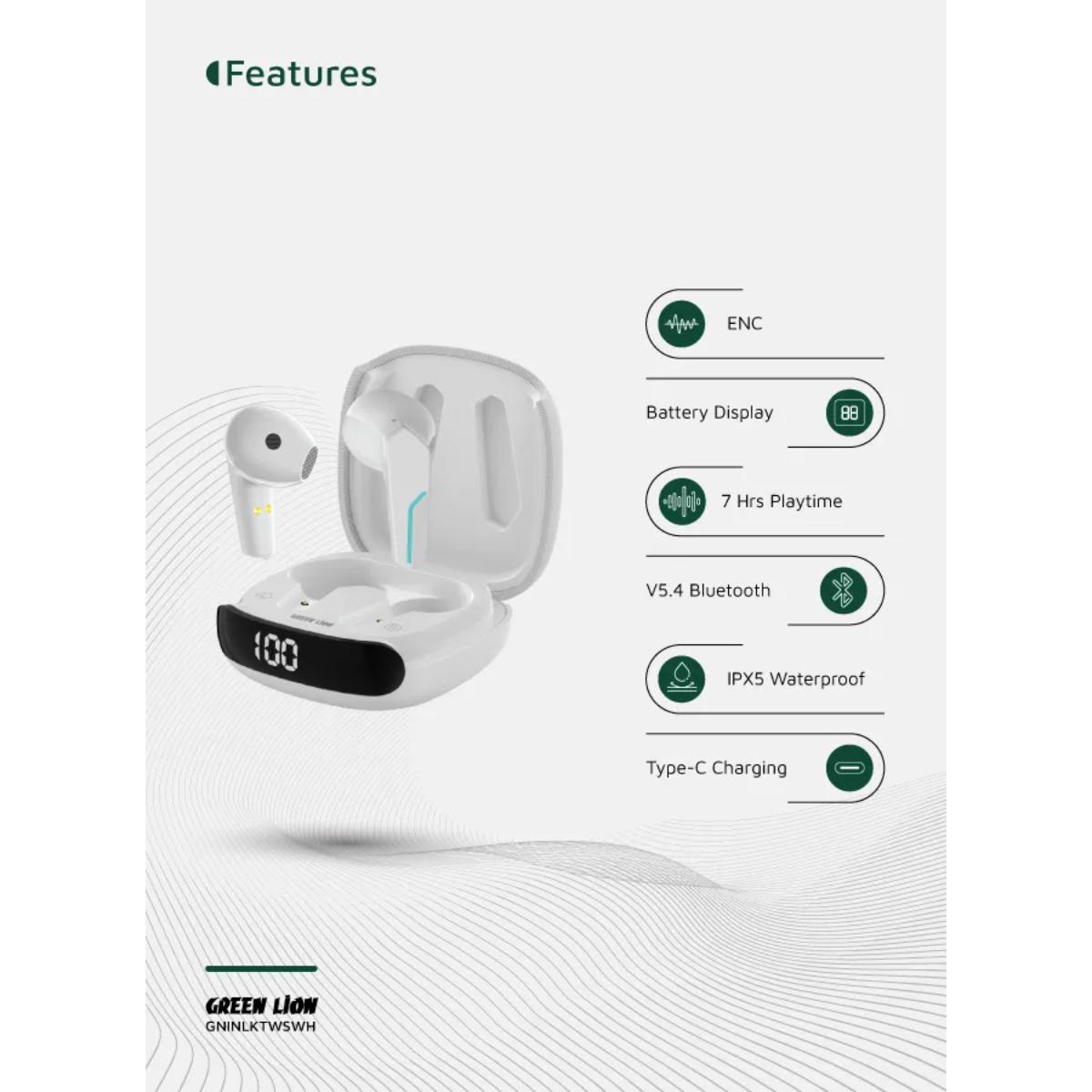 Green Lion Interlaken True Wireless Earbuds