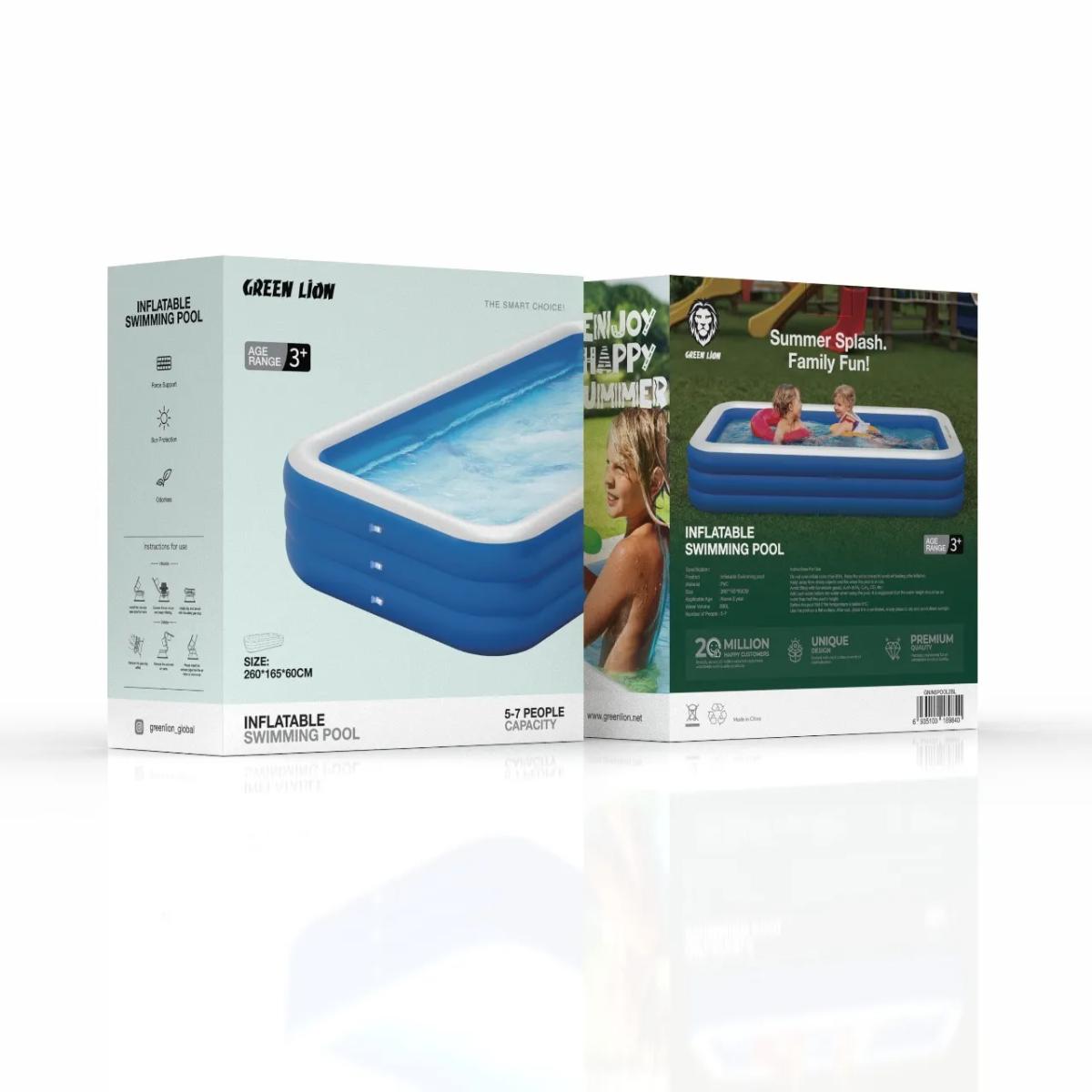 Green Lion Inflatable Swimming Pool