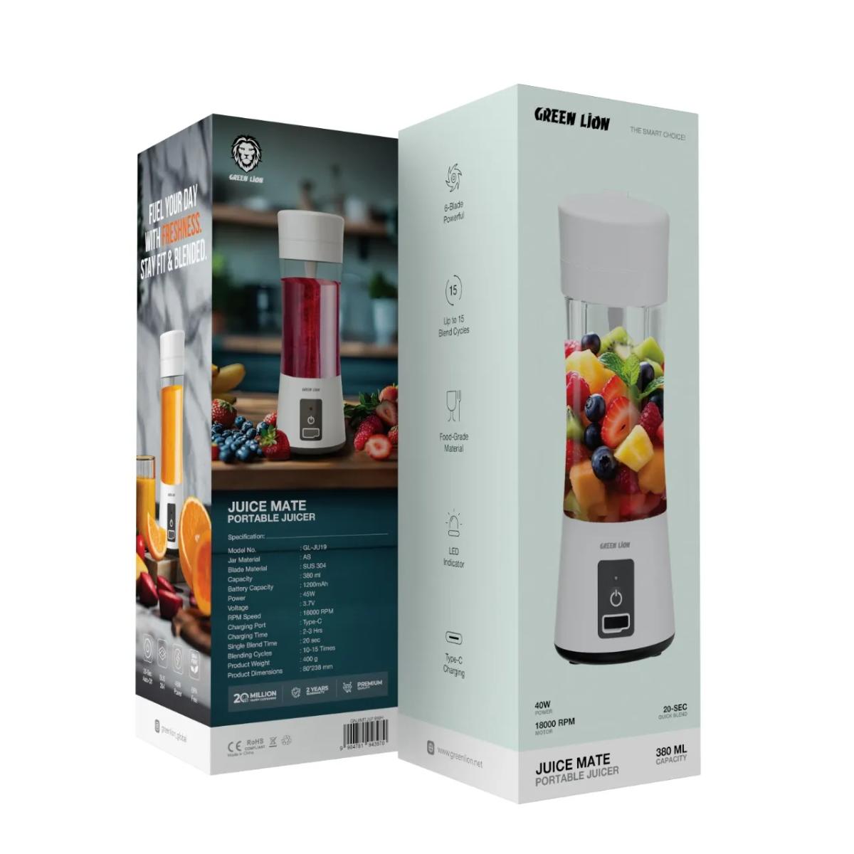 Green Lion Juice Mate Portable Juicer (380ml)