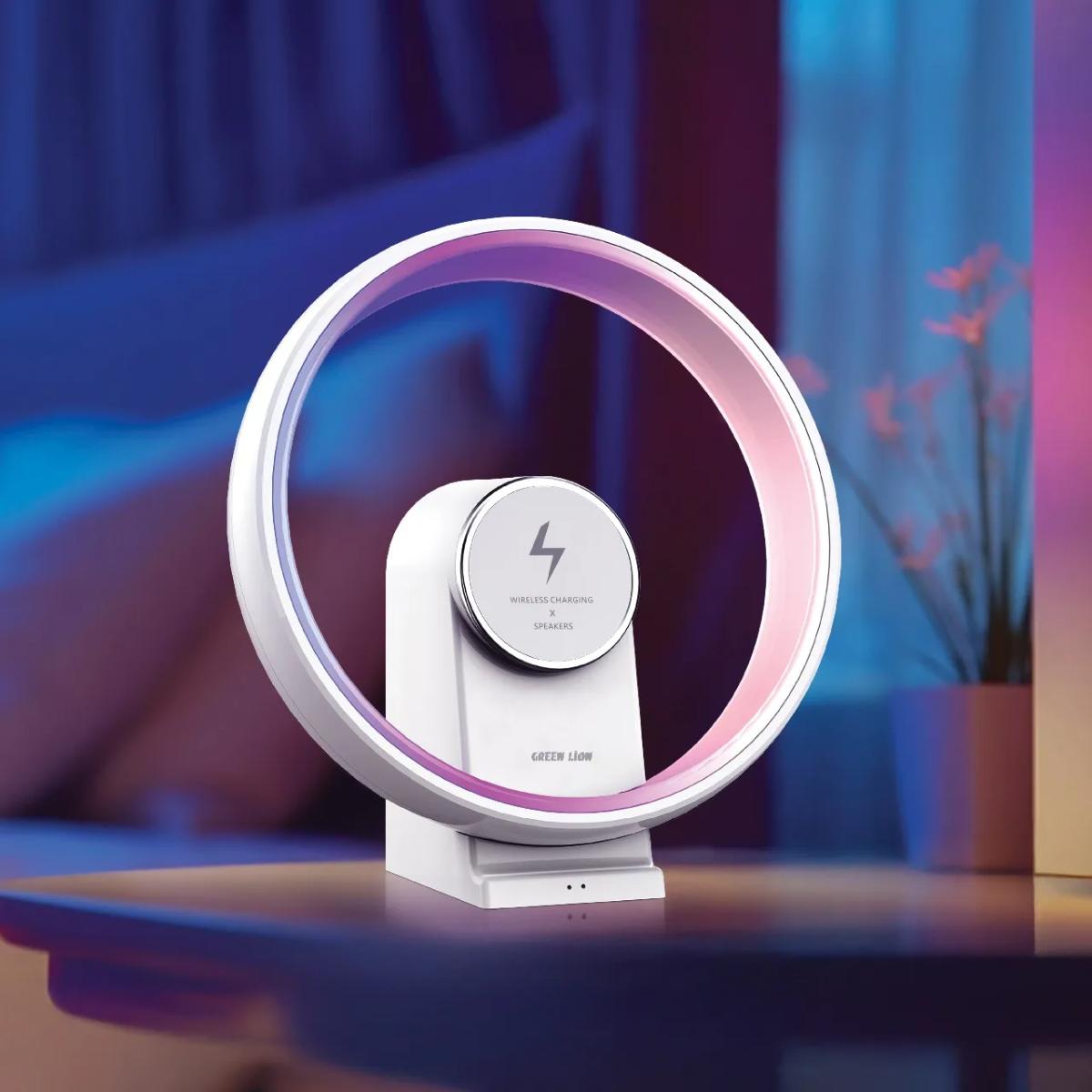 Green Lion Jupiter Bluetooth Speaker with Table Lamp