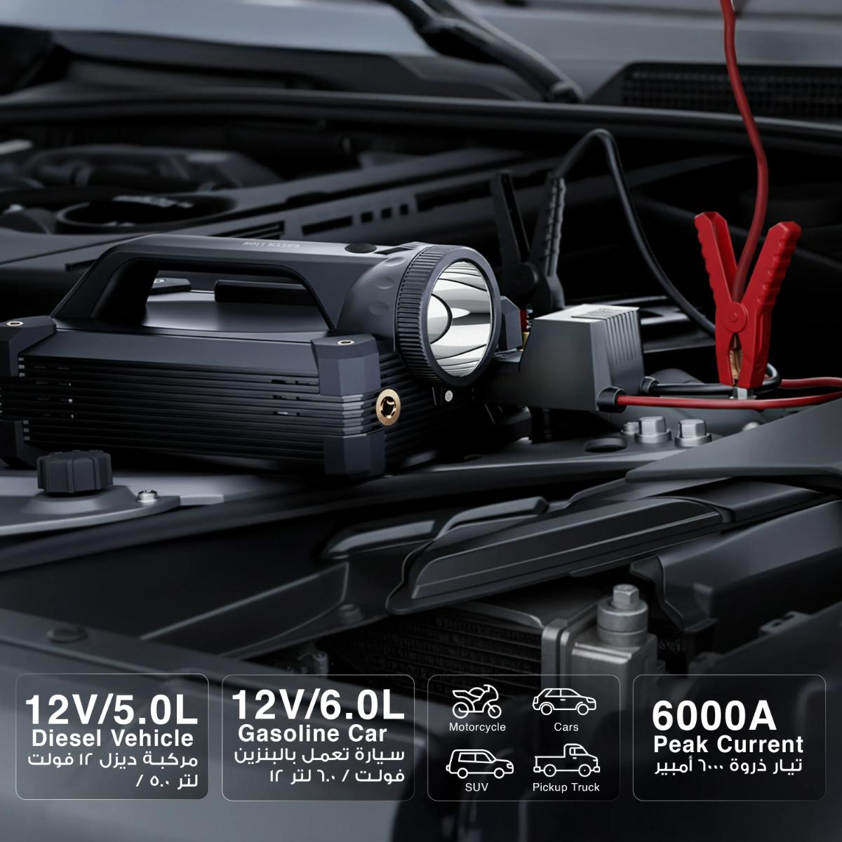 Green Lion JX66 Jump Starter 24000mAh