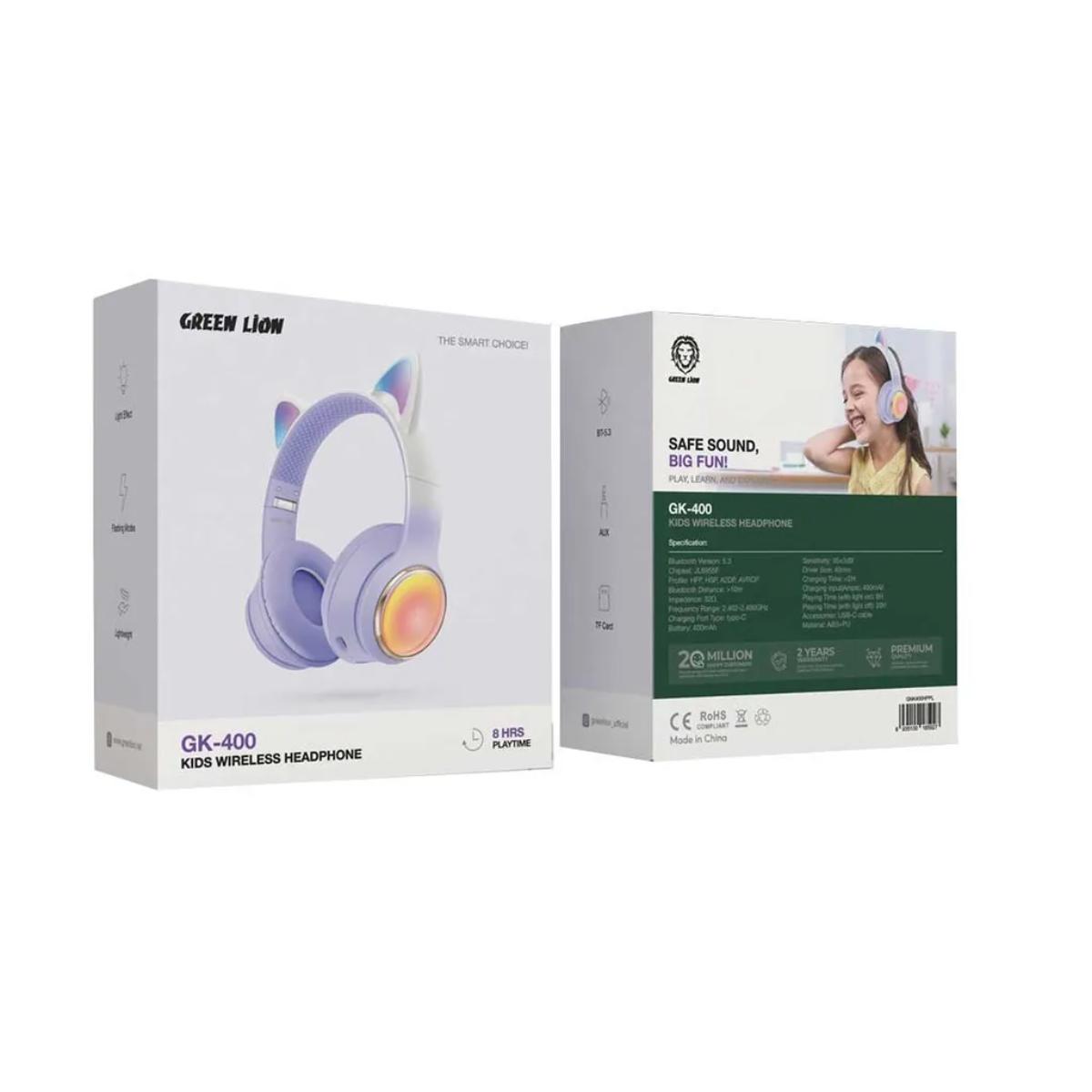 Green Lion GL•400 Kids Wireless Head Phone