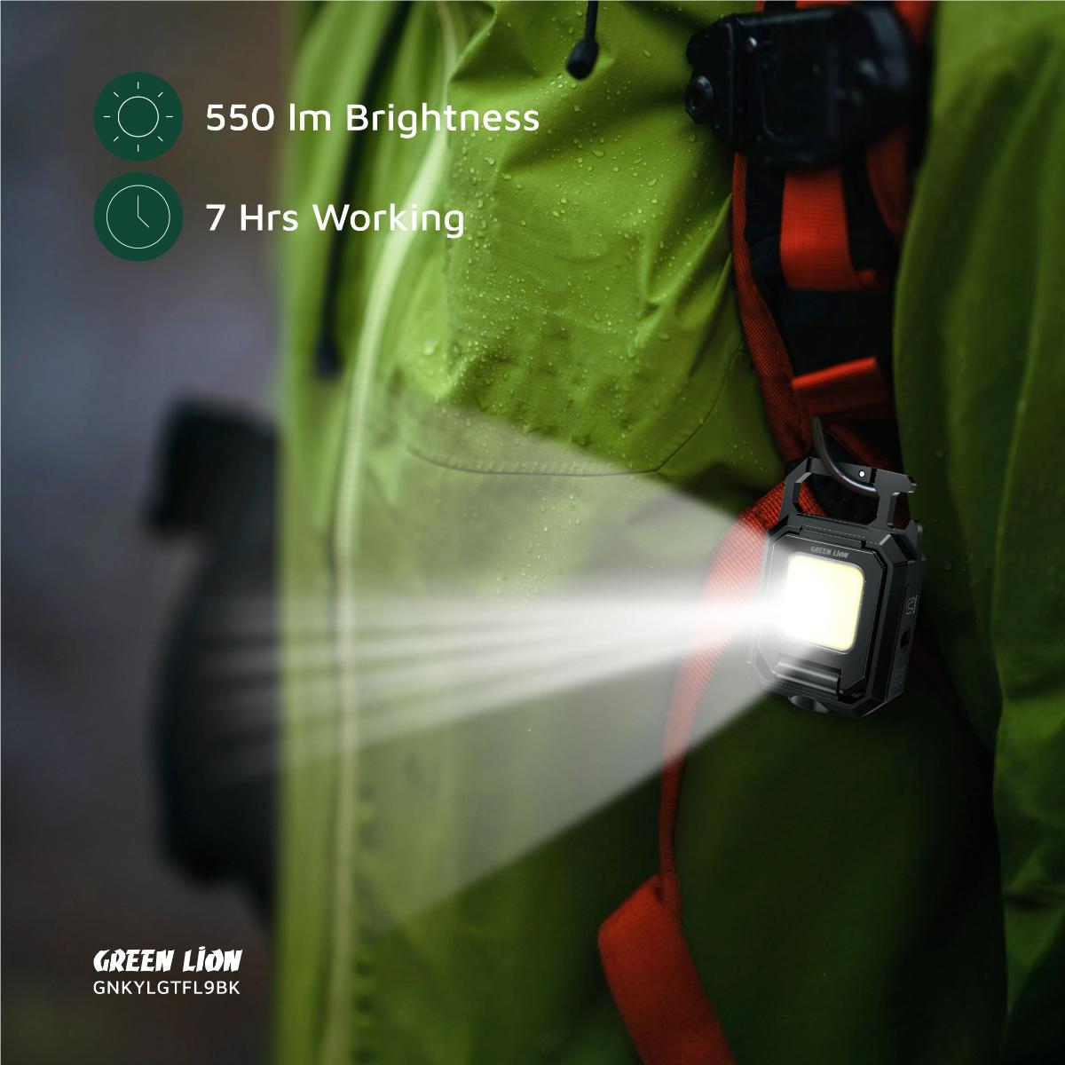 Green Lion Keychain Light