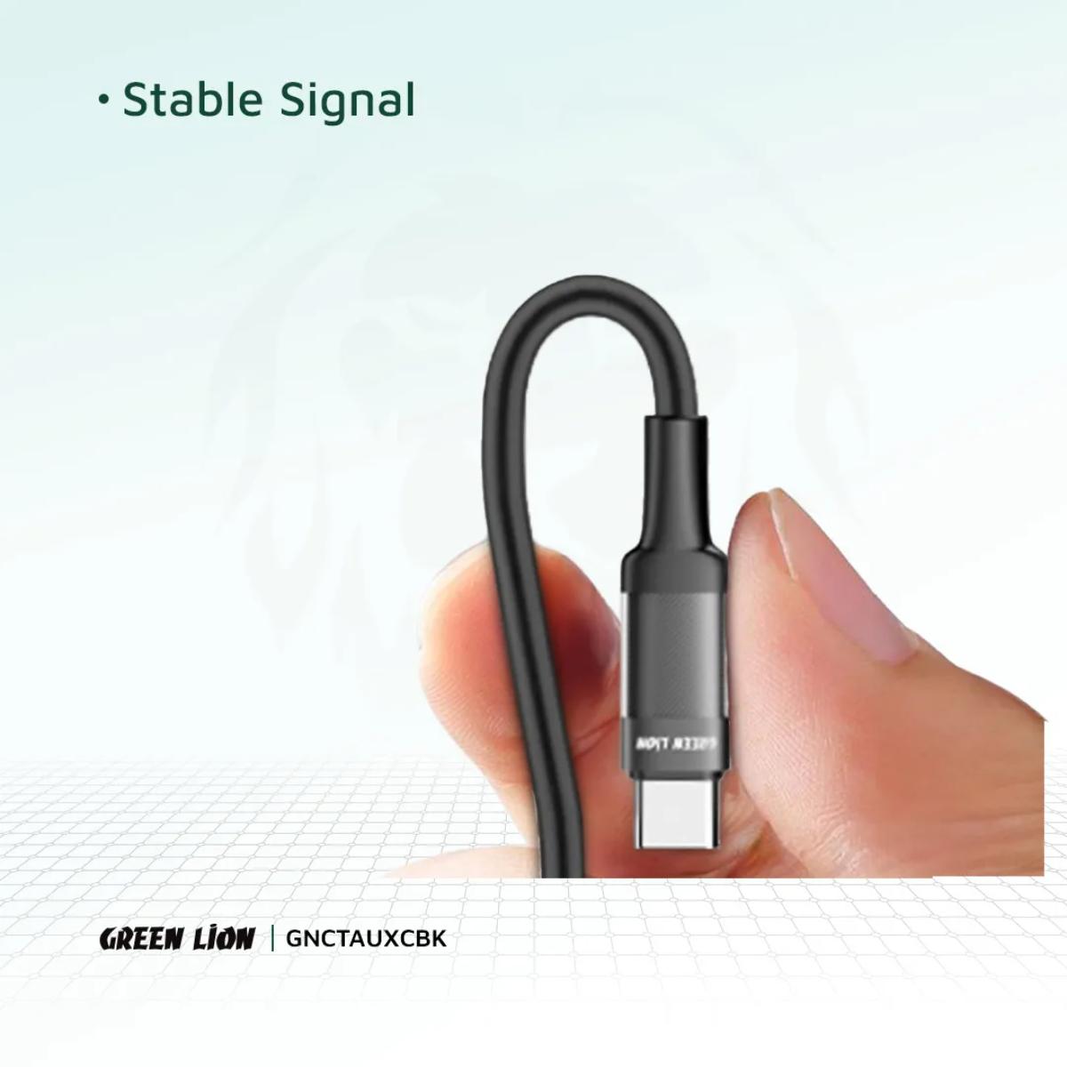 Green Lion Lightning To AUX Braided Cable