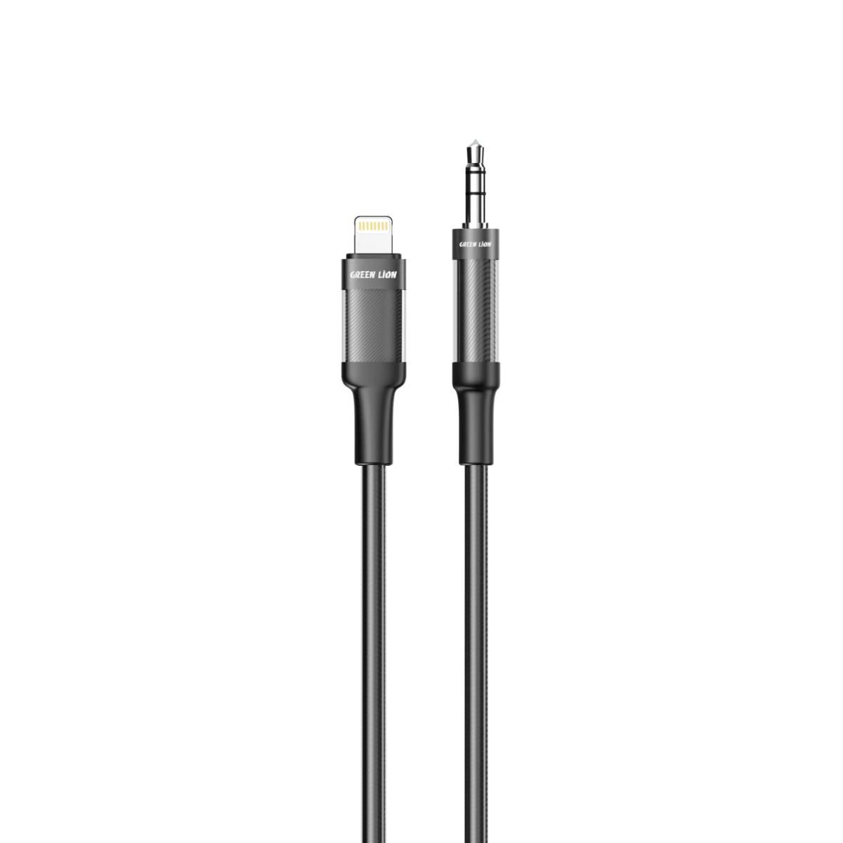 Green Lion Lightning To AUX Braided Cable