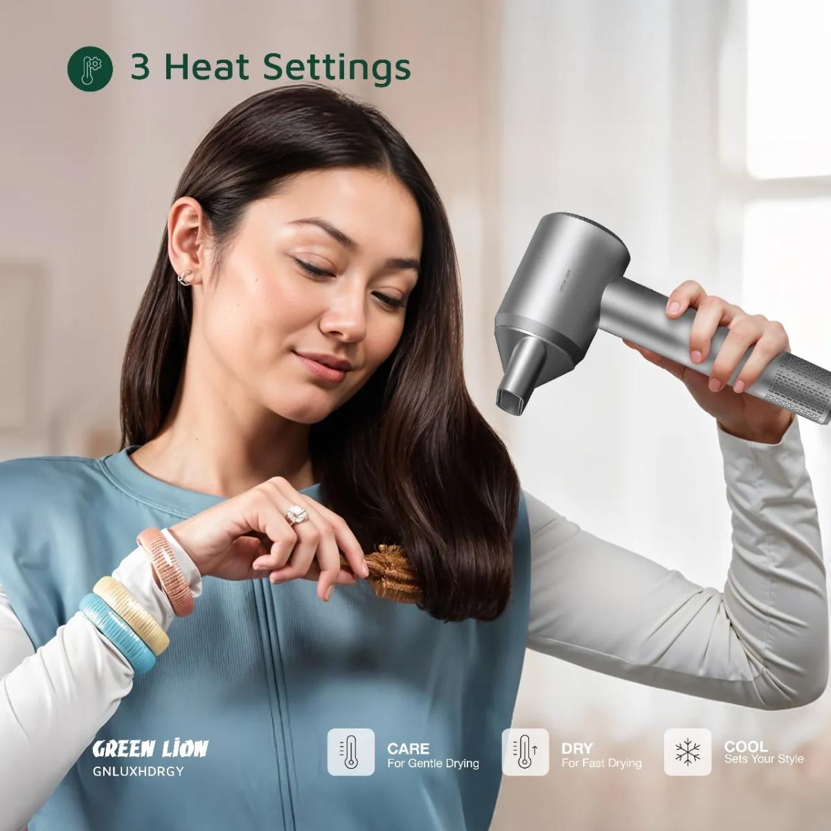 Green Lion LUXAIR Hair Dryer with Display 1600W