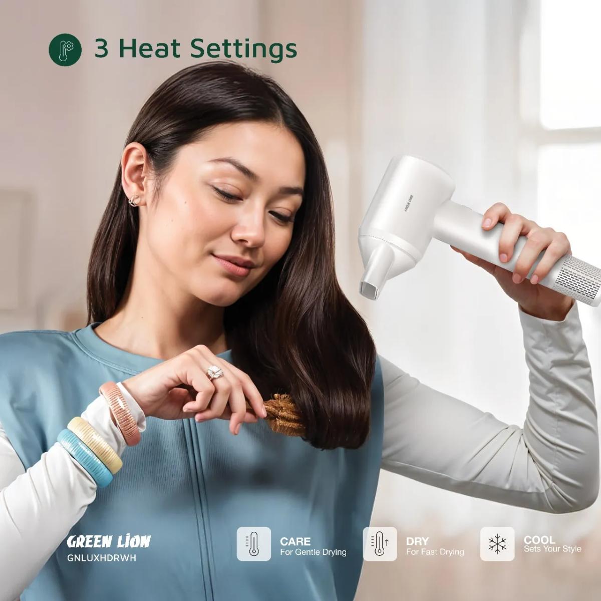 Green Lion LUXAIR Hair Dryer with Display 1600W