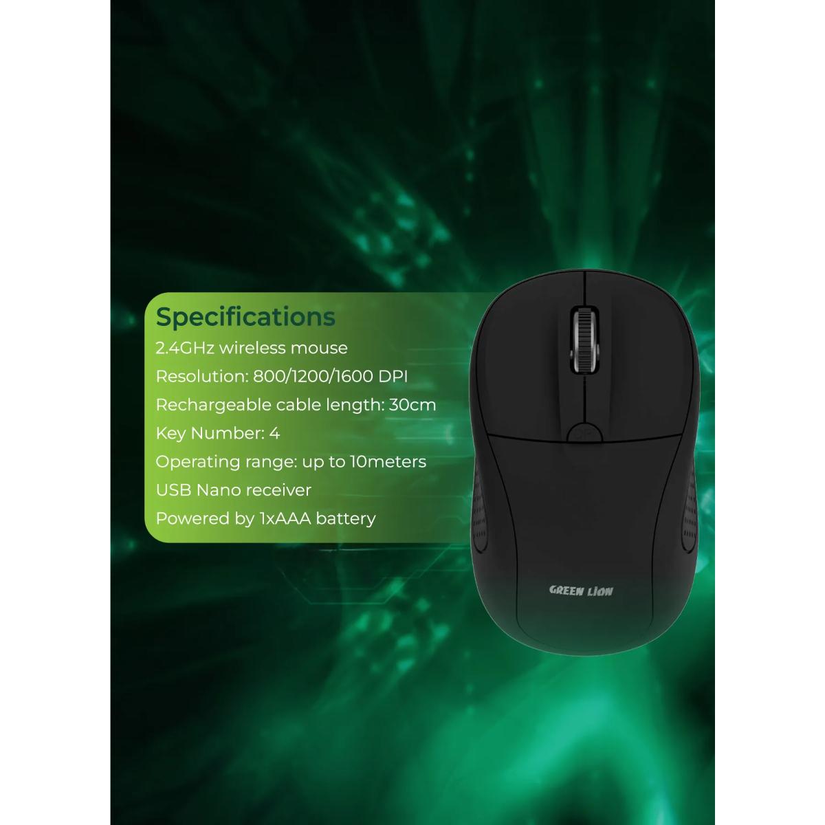 Green Lion G200 Wireless Mouse