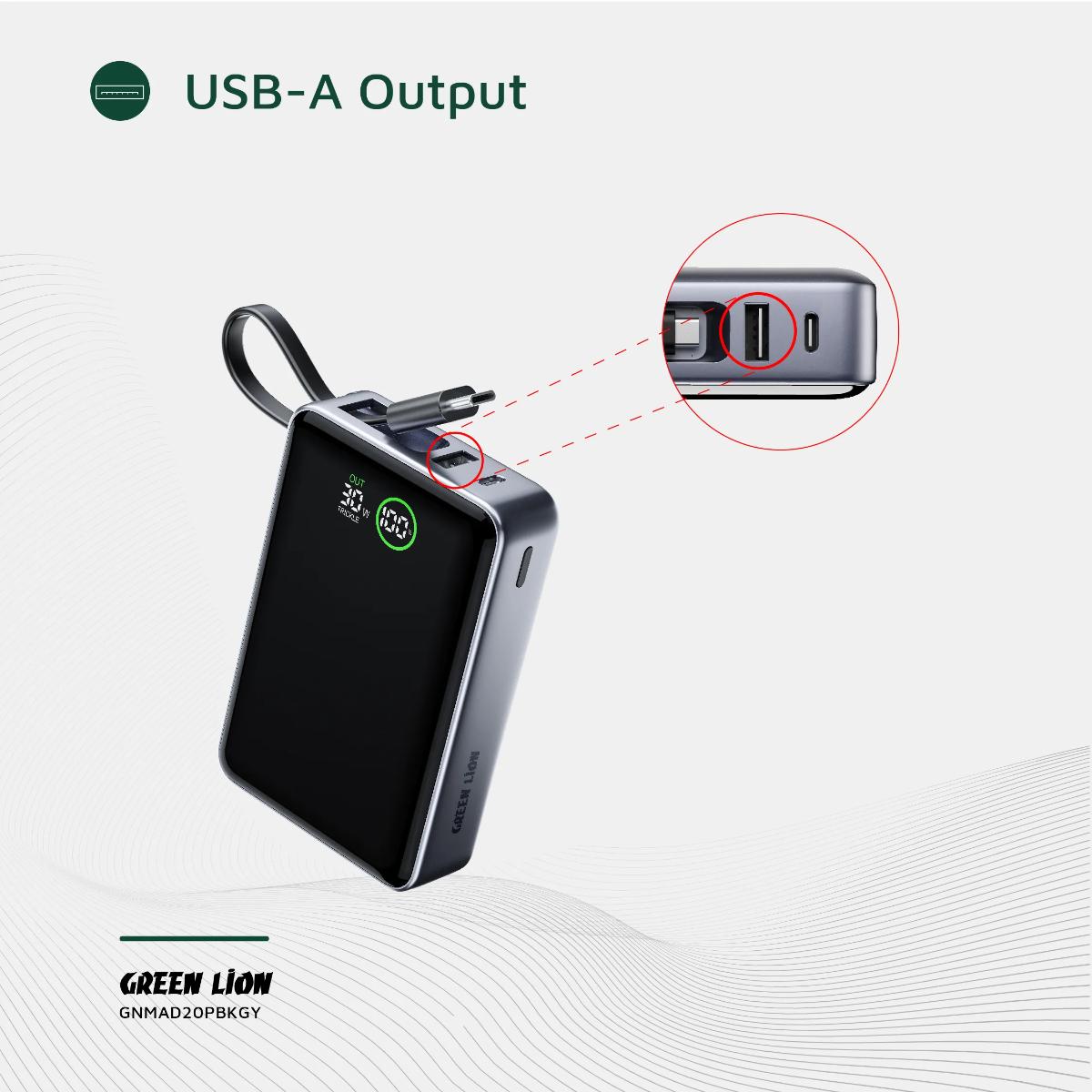 Green Lion Madrid 20000mAh 35W PD Power Bank