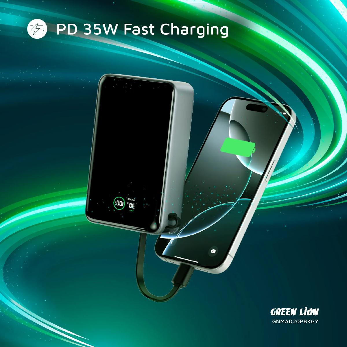 Green Lion Madrid 20000mAh 35W PD Power Bank