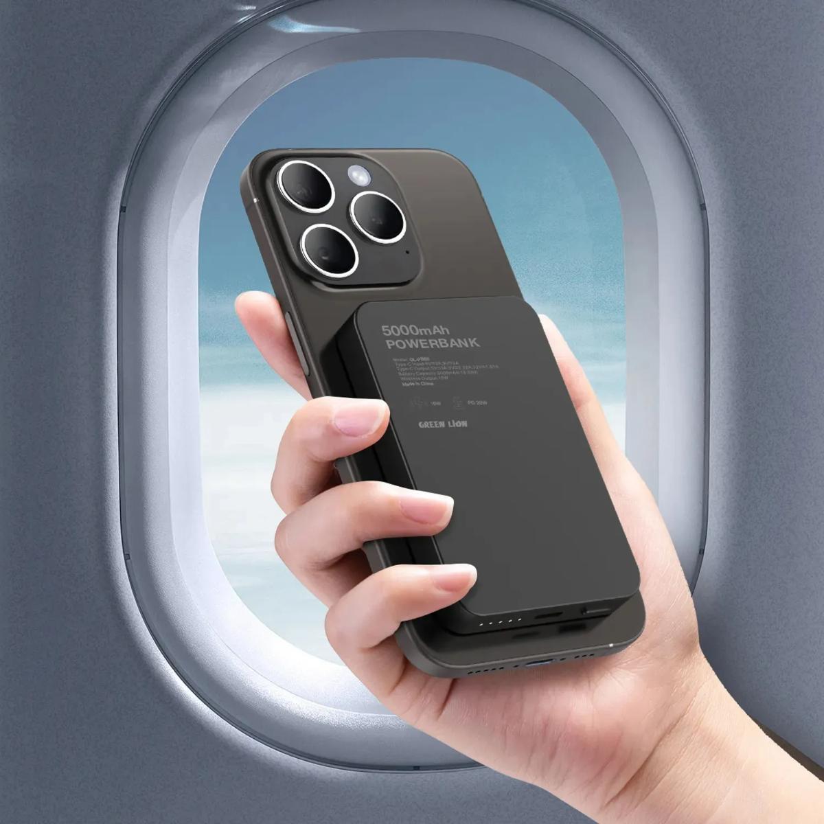 Green Lion 5000mAh Magnetic Wireless Power Bank (PD 20W)