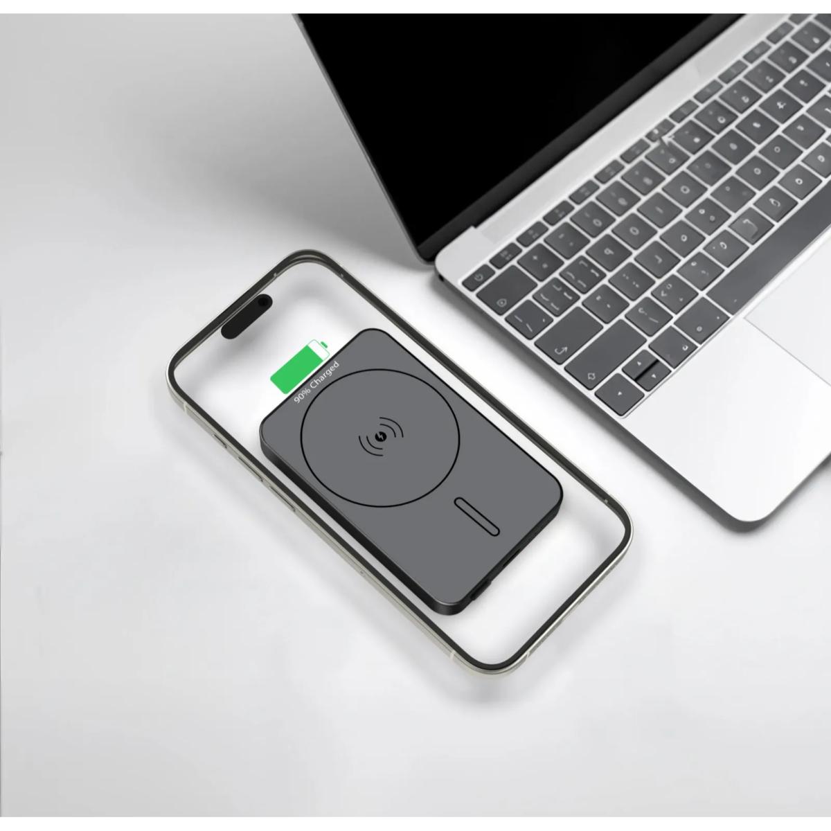 Green Lion 5000mAh Magnetic Wireless Power Bank (PD 20W)