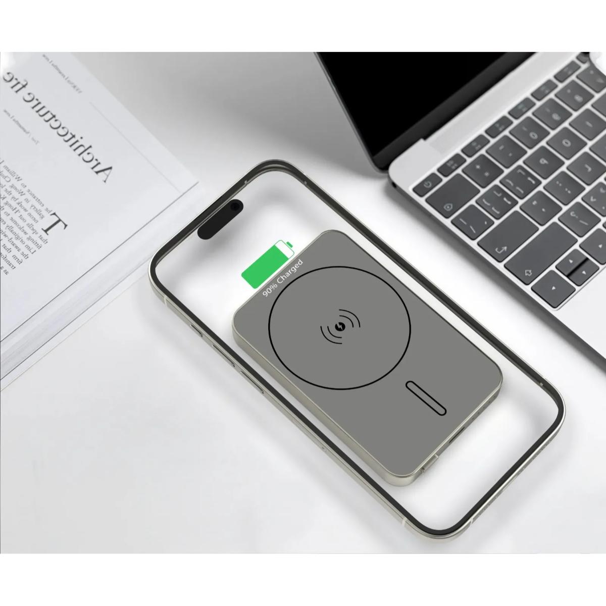 Green Lion 5000mAh Magnetic Wireless Power Bank (PD 20W)