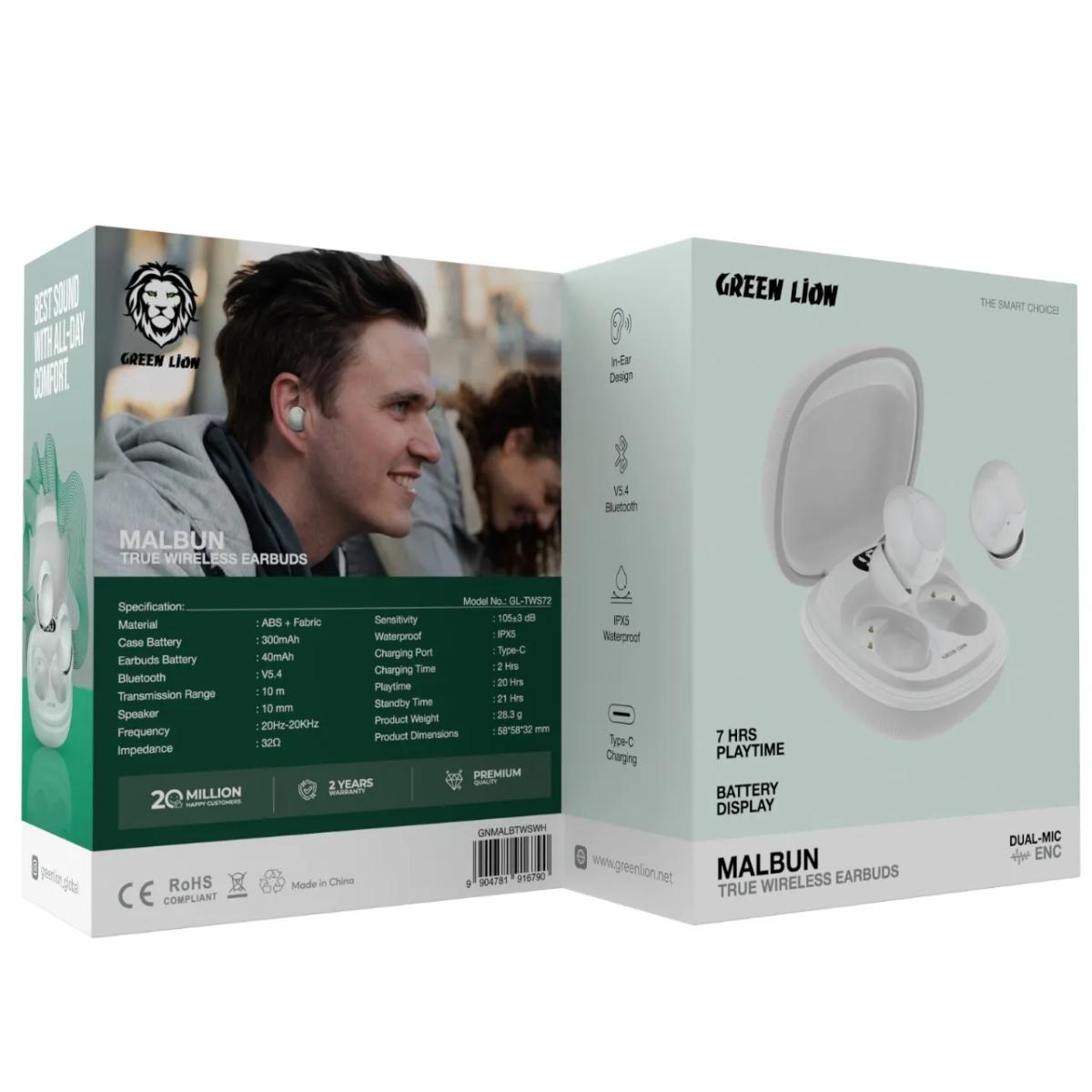 Green Lion Malbun True Wireless Earbuds