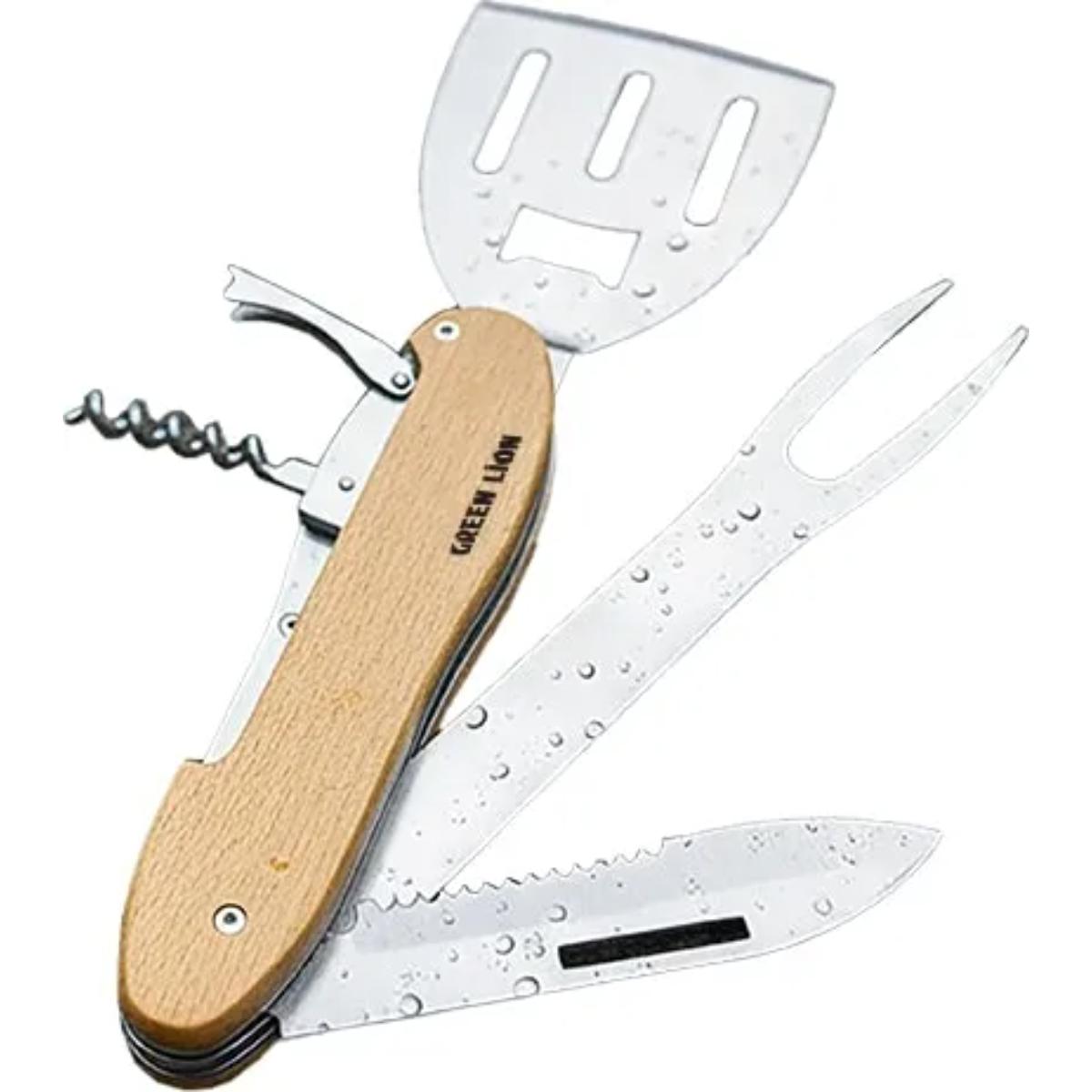 Green Lion Multifunction 5 in 1 BBQ Tool Set