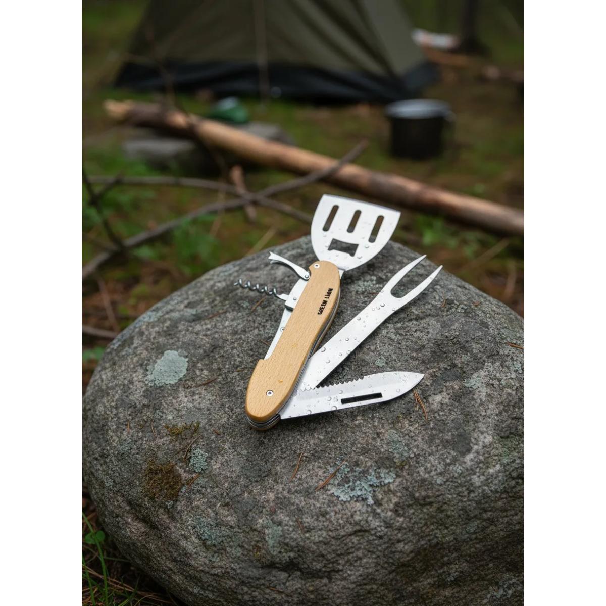Green Lion Multifunction 5 in 1 BBQ Tool Set