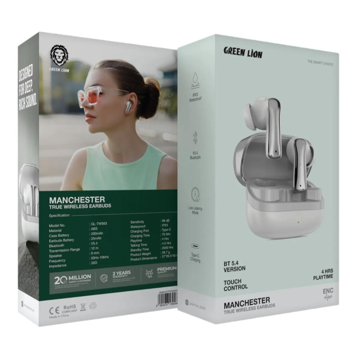 Green Lion Manchester True Wireless Earbuds